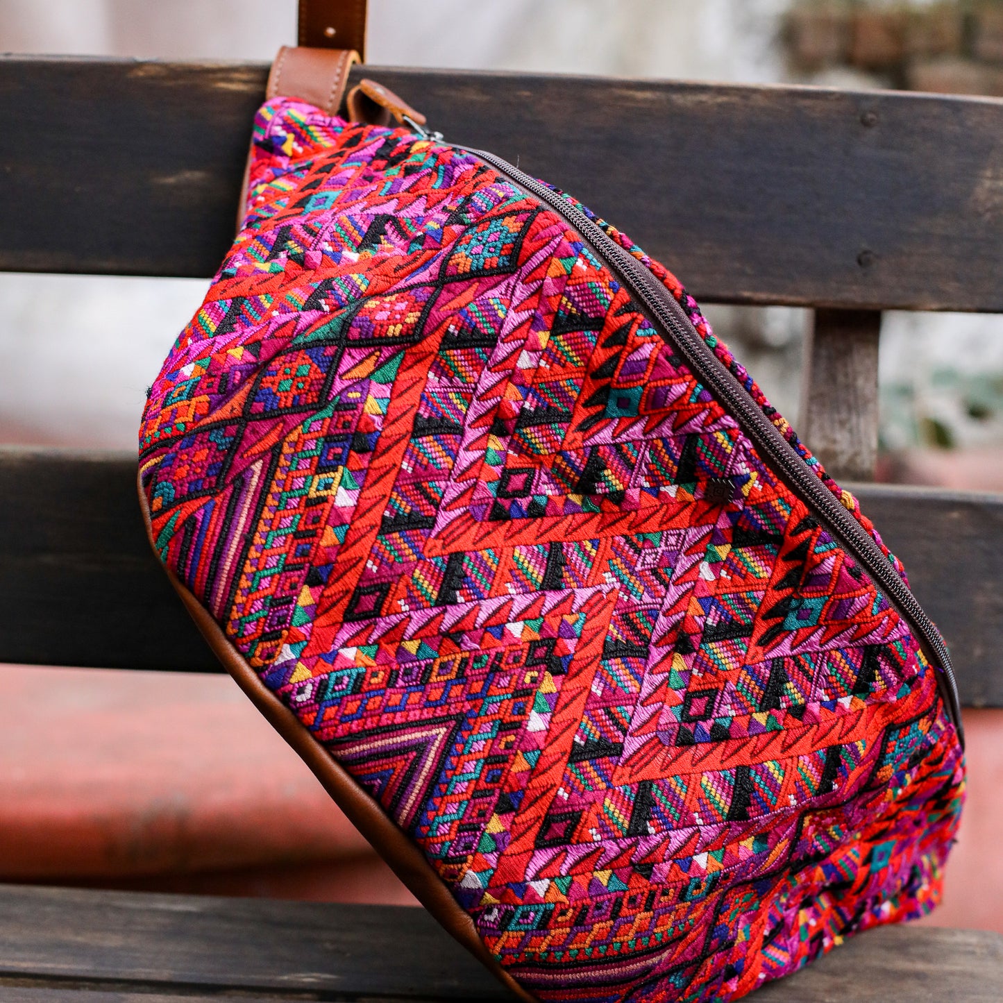 ETHAN BAG - OOAK HUIPIL - CAFE - NO. 200495