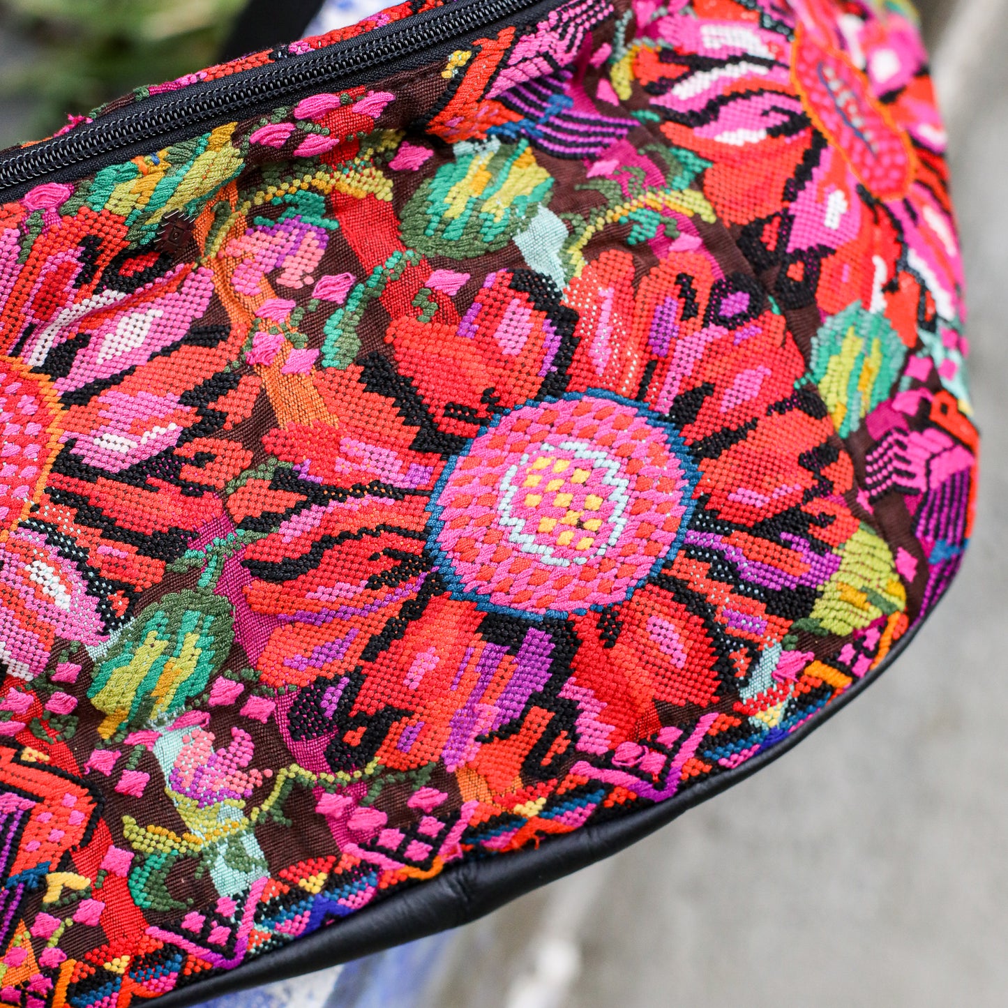 ETHAN BAG - OOAK HUIPIL - BLACK - NO. 200503