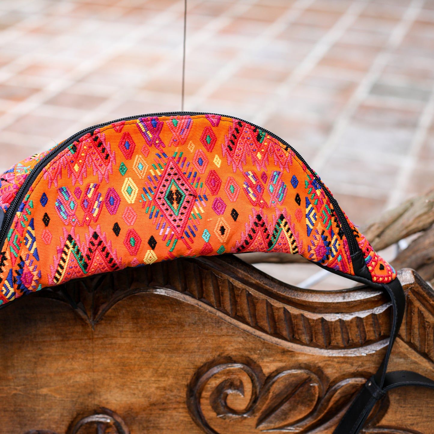 ETHAN BAG - OOAK HUIPIL - BLACK - NO. 200497