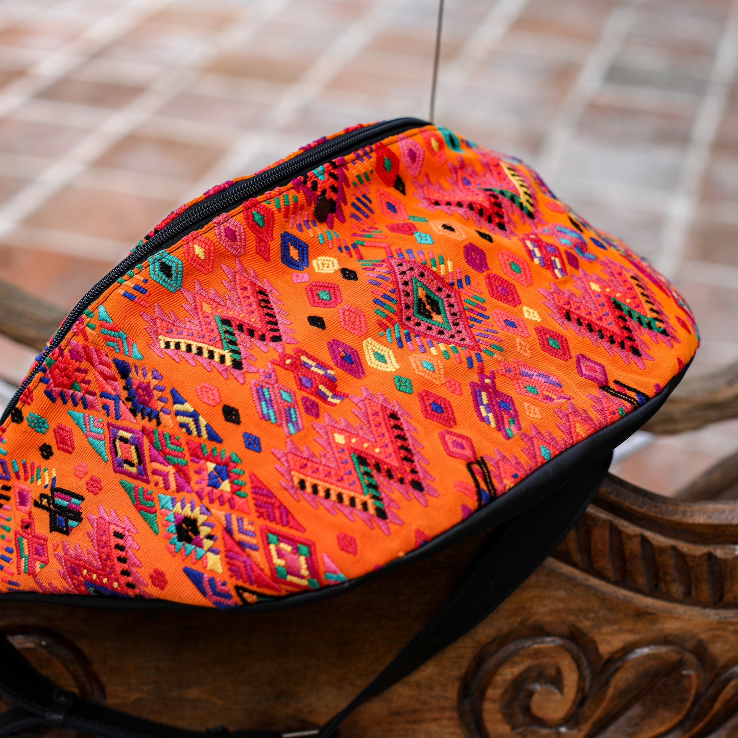 ETHAN BAG - OOAK HUIPIL - BLACK - NO. 200497