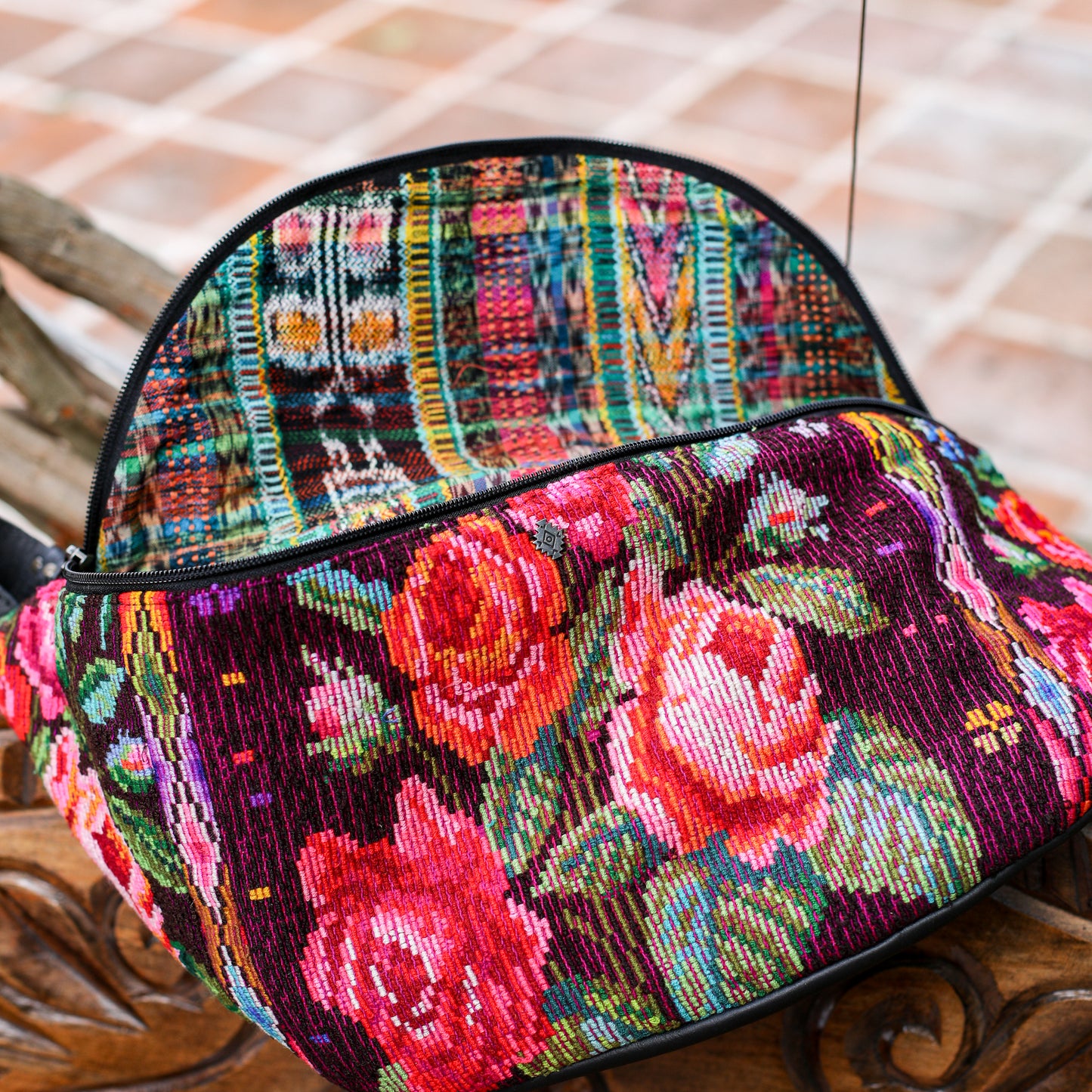 ETHAN BAG - OOAK HUIPIL - BLACK - NO. 200498