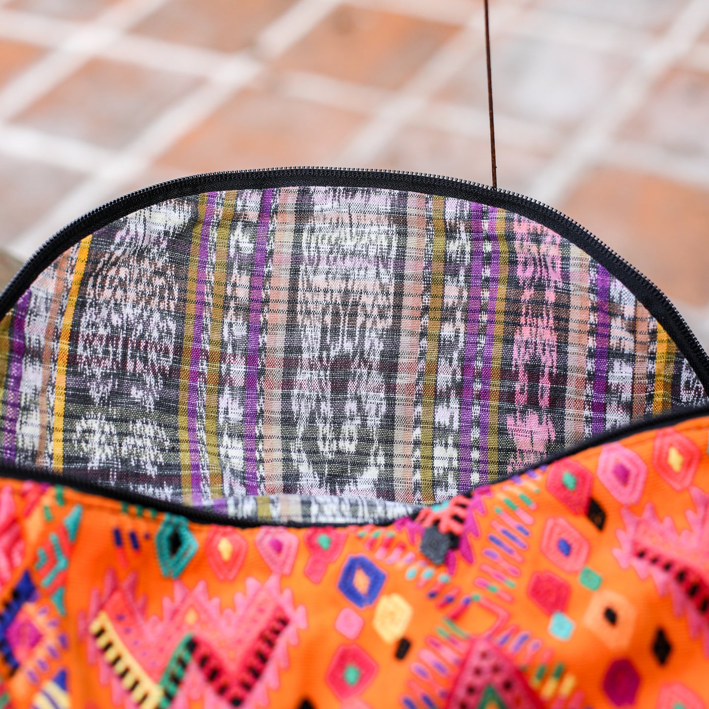 ETHAN BAG - OOAK HUIPIL - BLACK - NO. 200497