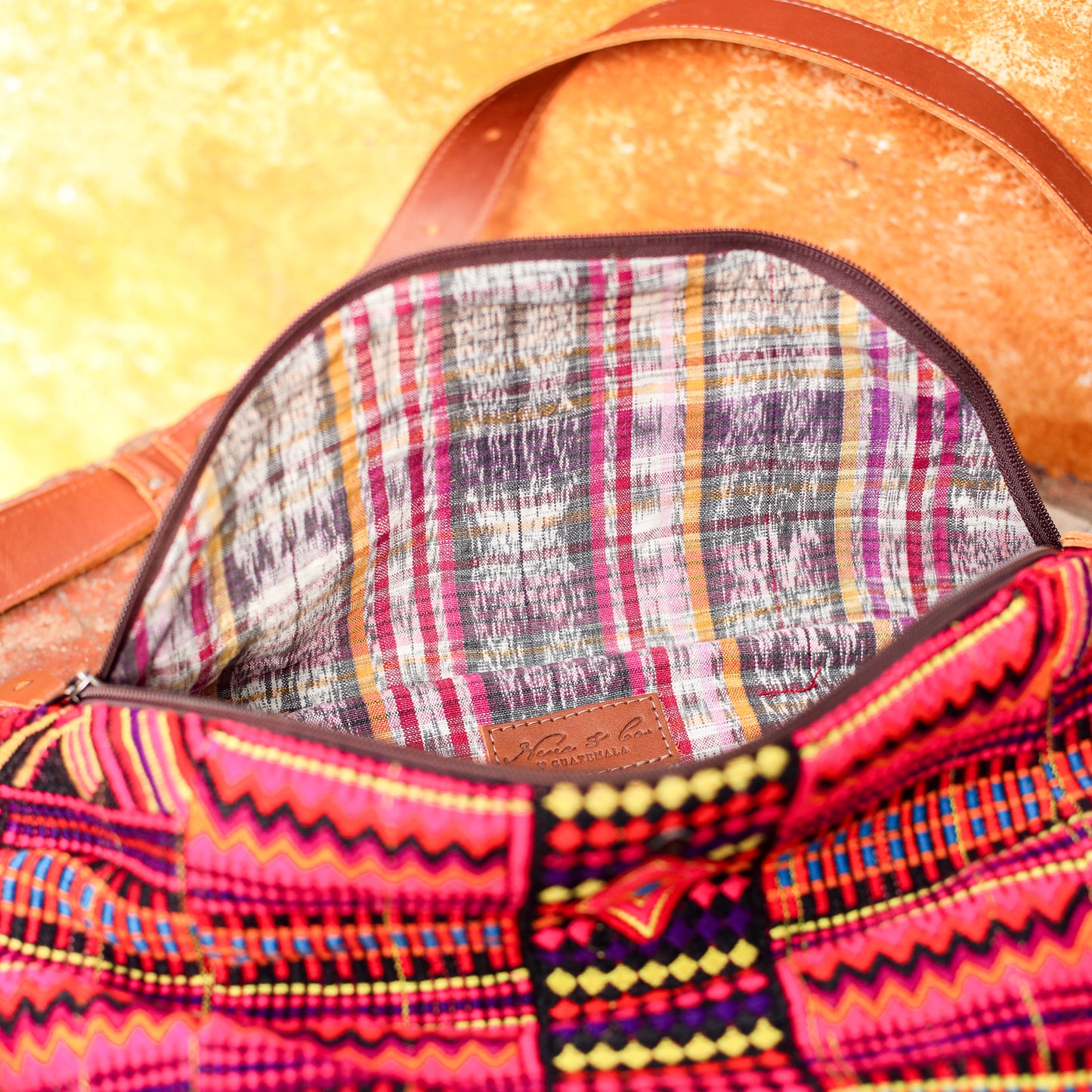 ETHAN BAG - OOAK HUIPIL - CAFE - NO. 200489