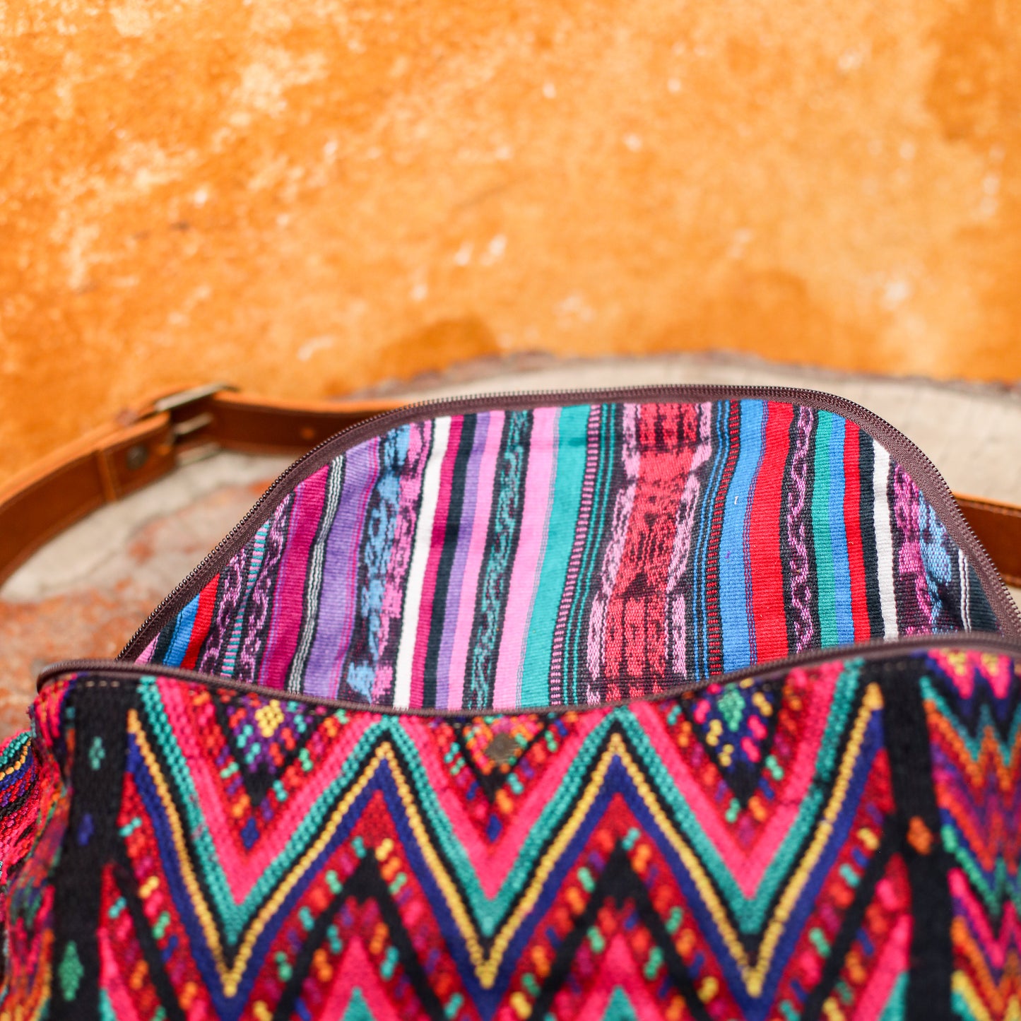 ETHAN BAG - OOAK HUIPIL - CAFE - NO. 200488