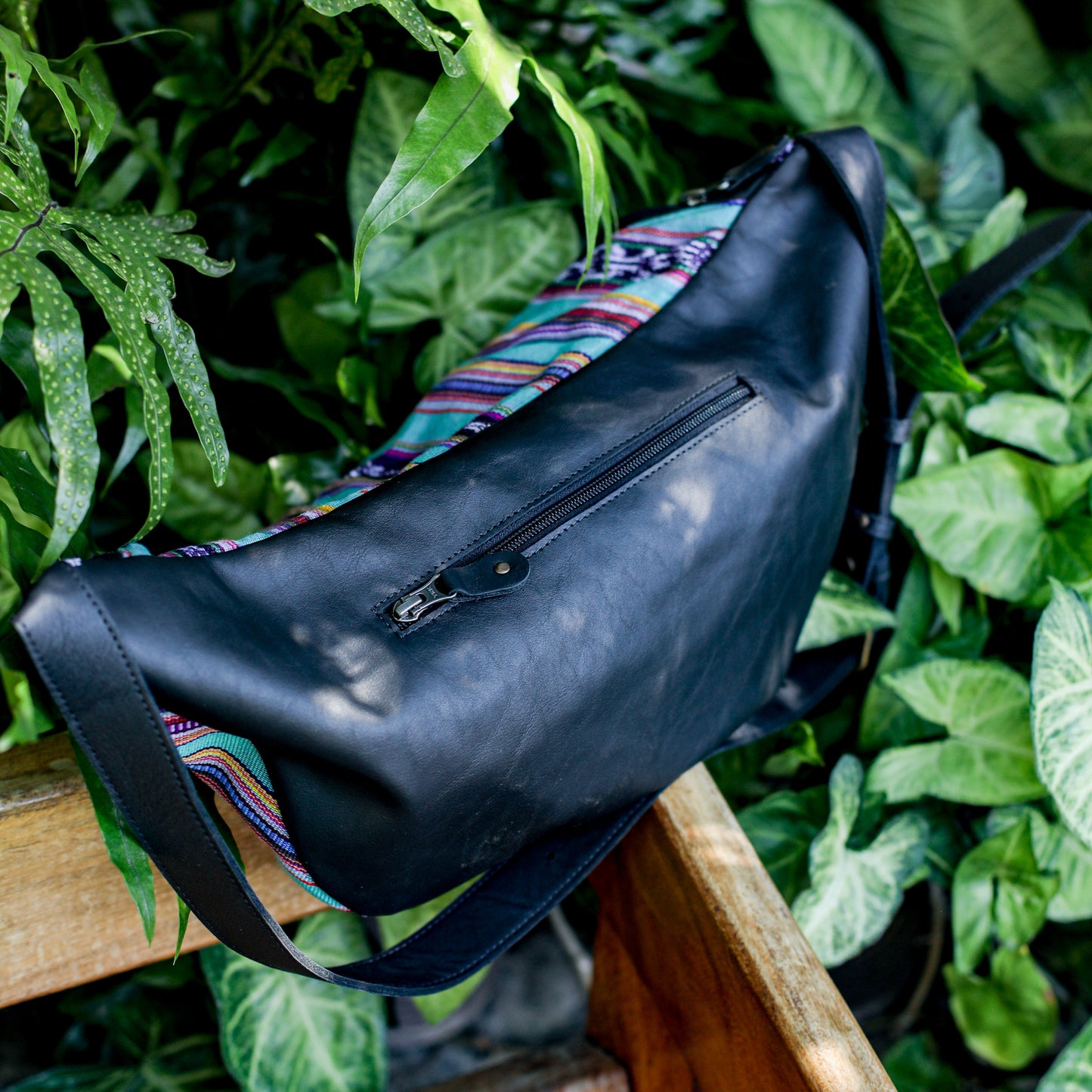 ETHAN BAG - OG TEAL - BLACK
