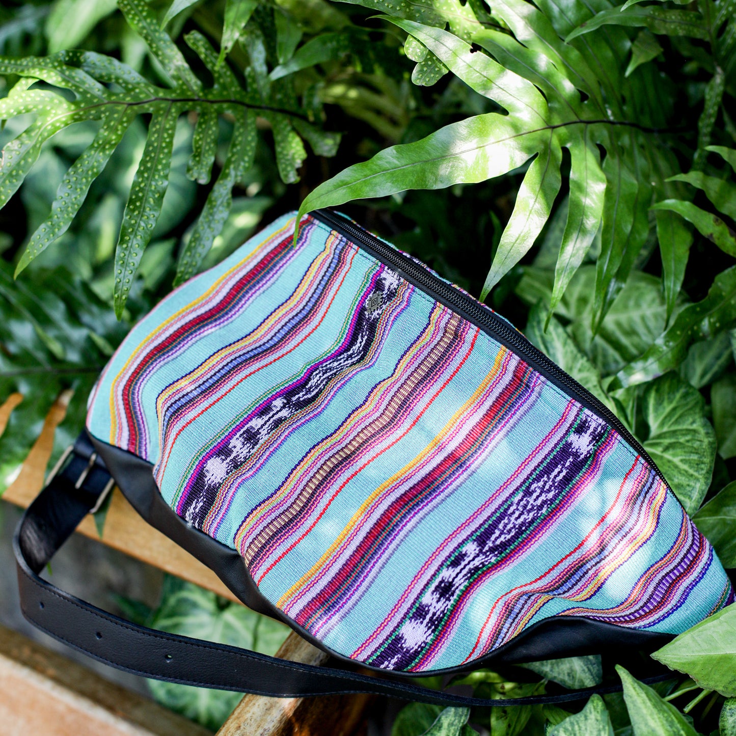 ETHAN BAG - OG TEAL - BLACK