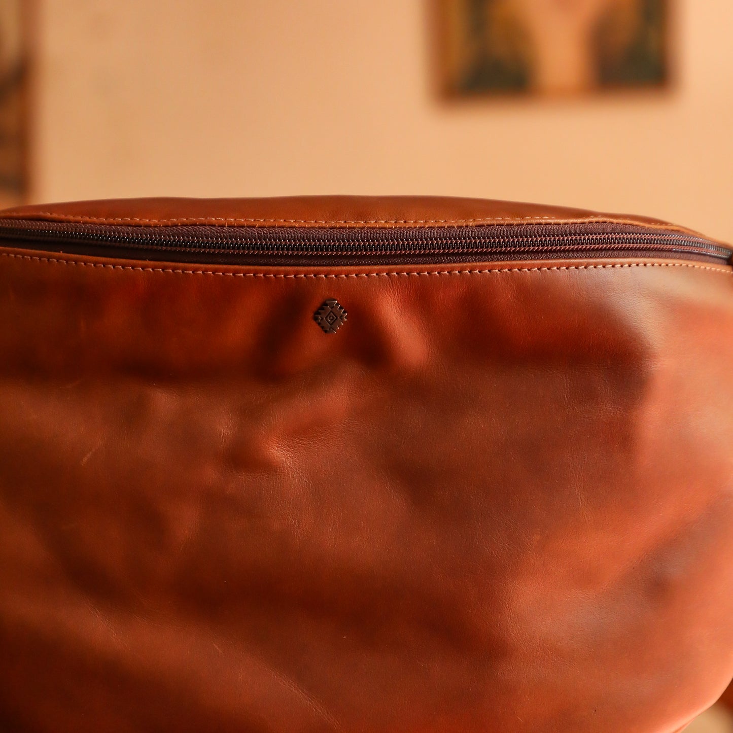 ETHAN BAG 2.0 - FULL LEATHER - CAFE