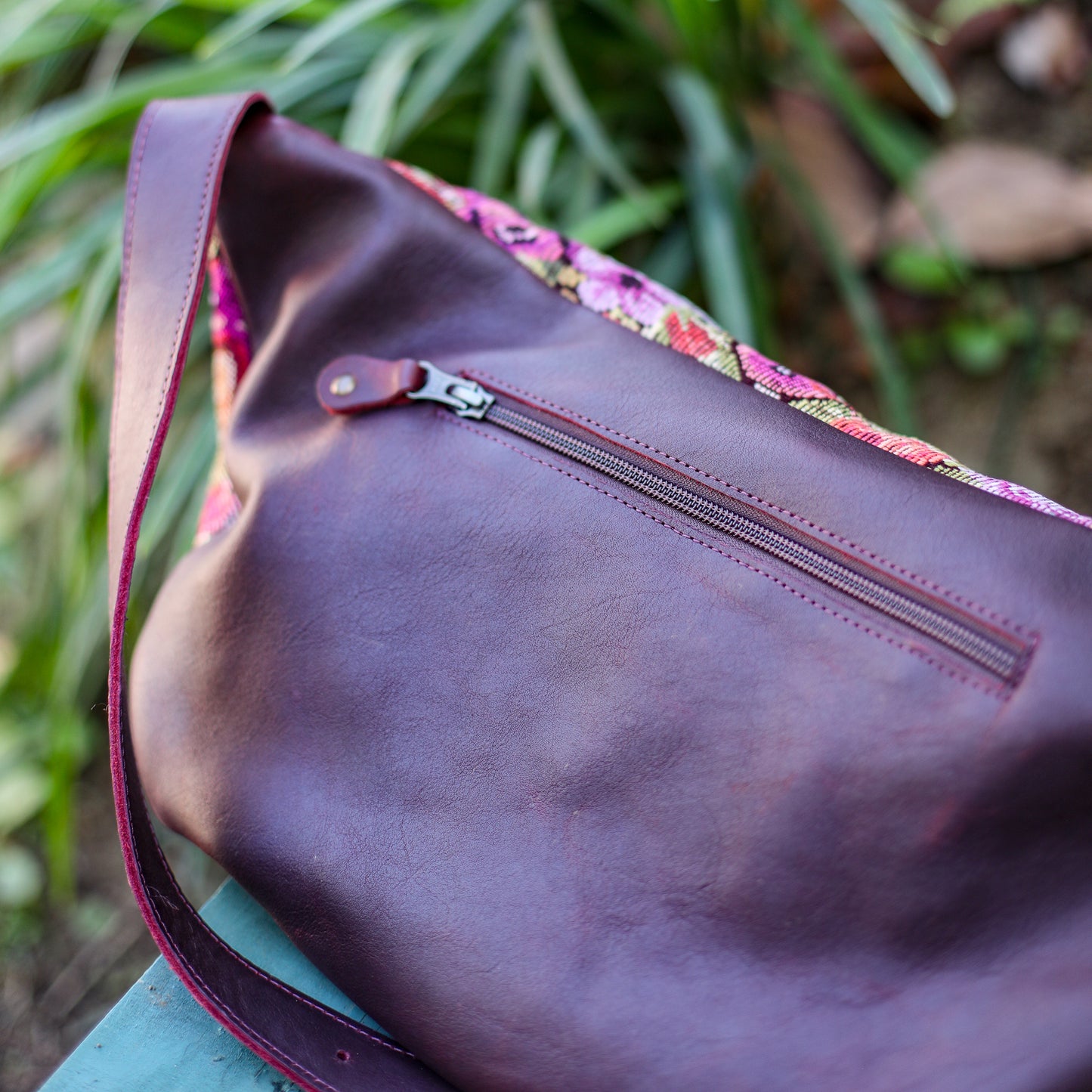 ETHAN BAG - OOAK HUIPIL - VINO TINTO - NO. 19934