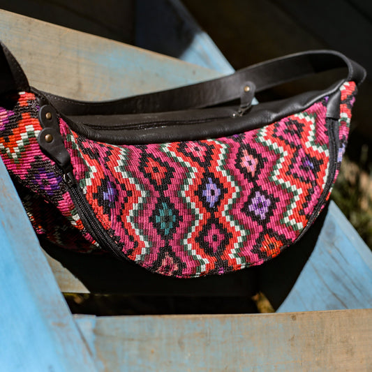 ETHAN BAG - OOAK HUIPIL - BLACK - NO. 19919