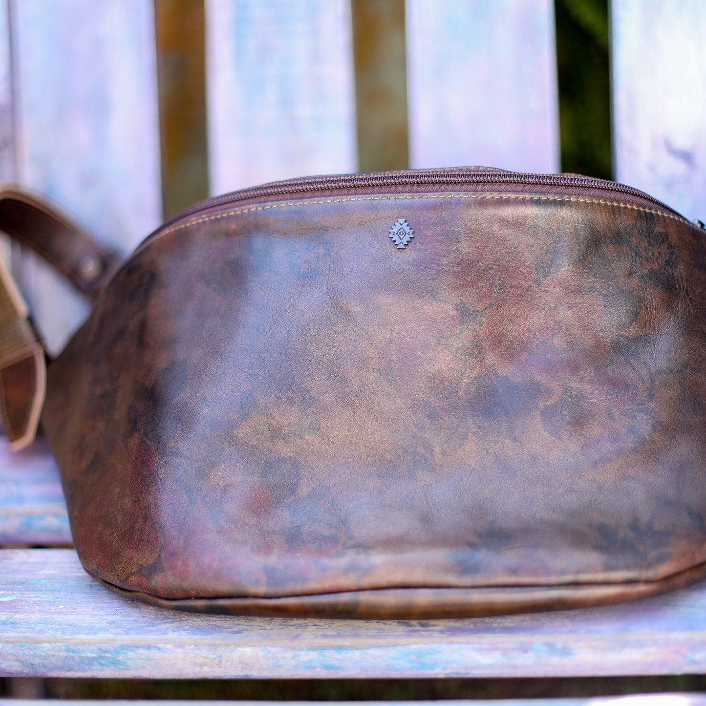 ETHAN BAG - FULL LEATHER - VINTAGE ROSE