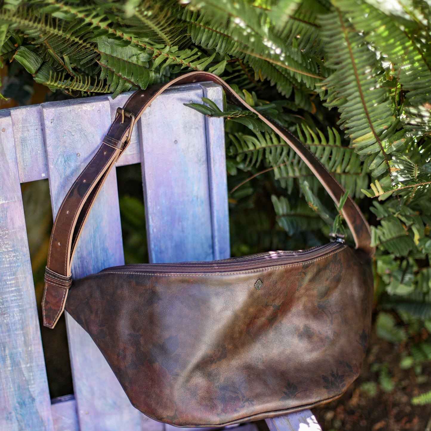 ETHAN BAG - FULL LEATHER - VINTAGE ROSE