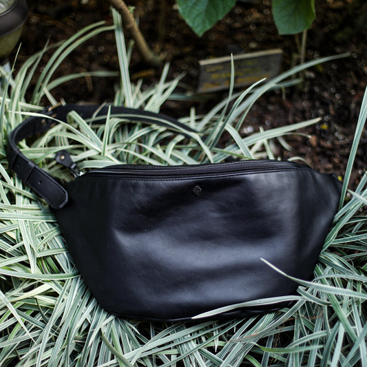 ETHAN BAG - FULL LEATHER - BLACK