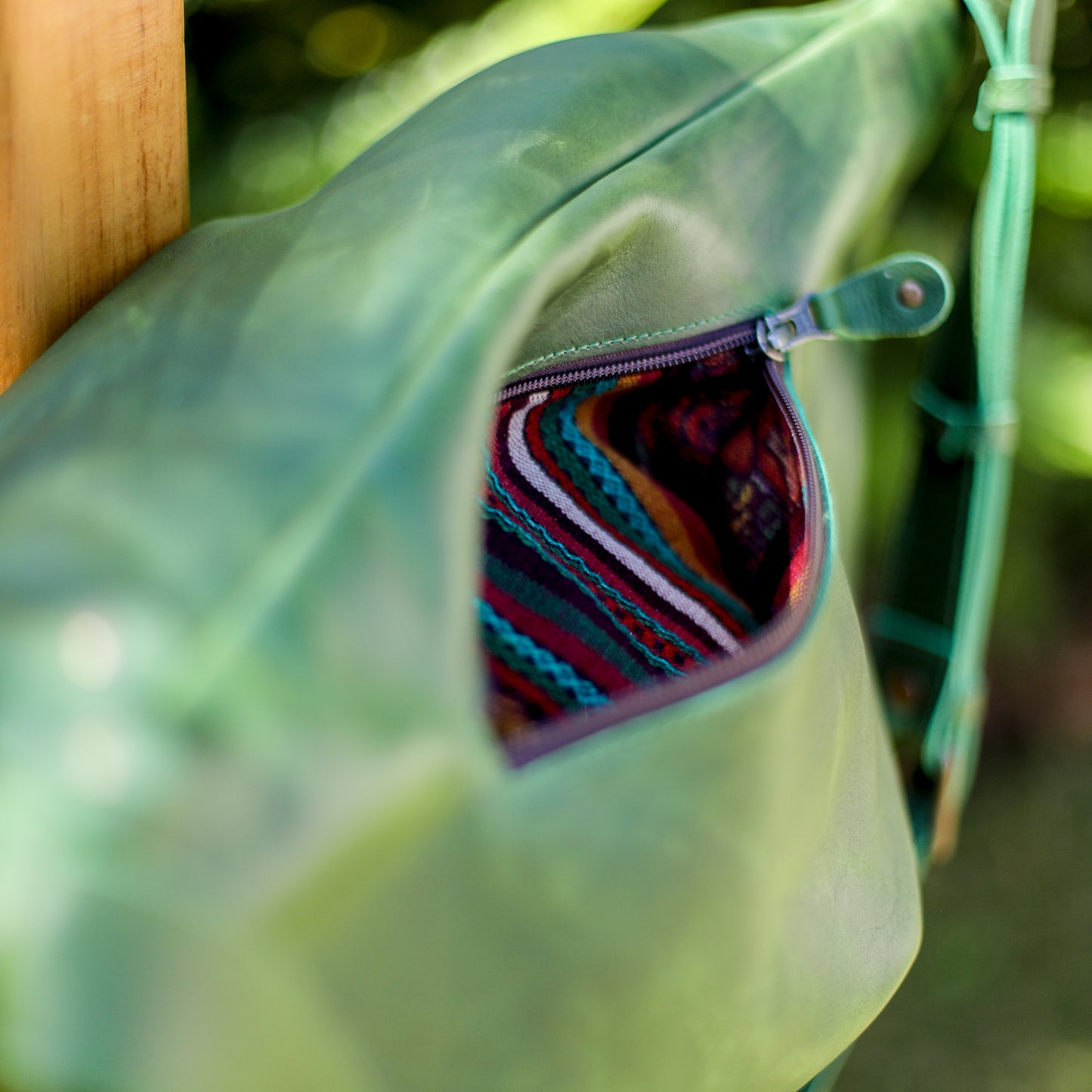 ETHAN BAG - FULL LEATHER - EMERALD