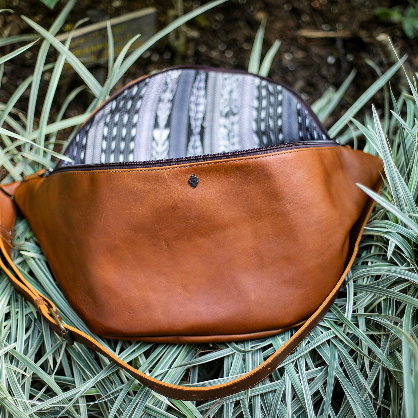 ETHAN BAG - FULL LEATHER - CAFE