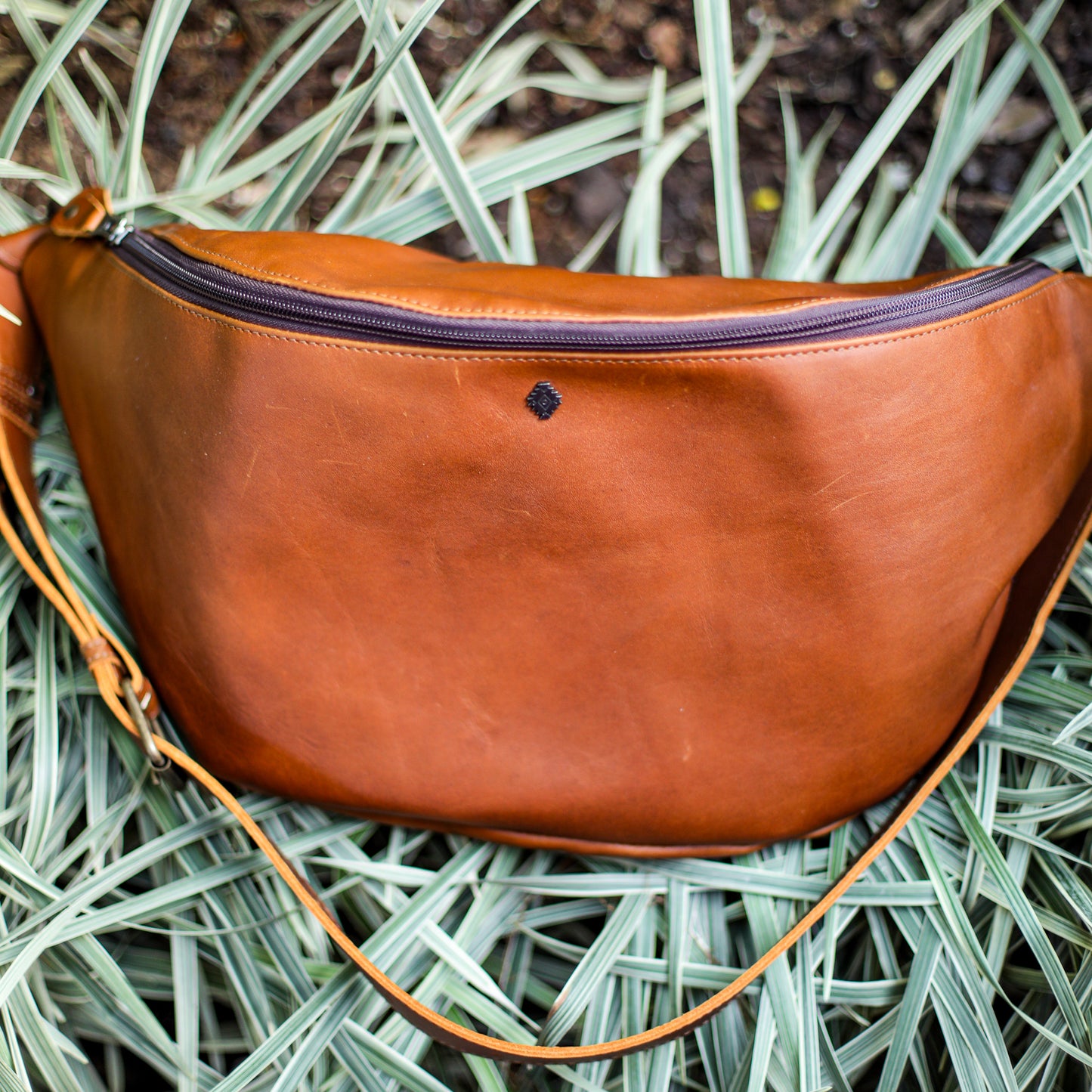ETHAN BAG - FULL LEATHER - CAFE