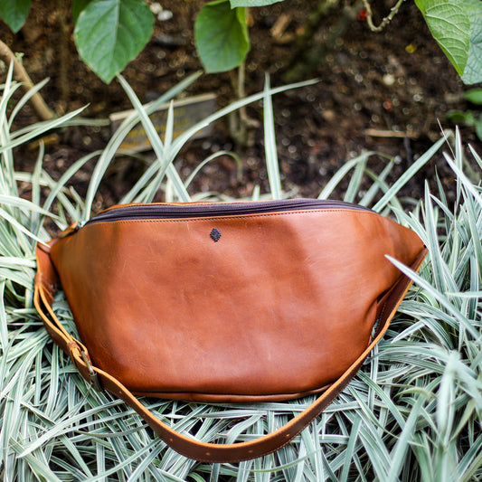 ETHAN BAG - FULL LEATHER - CAFE