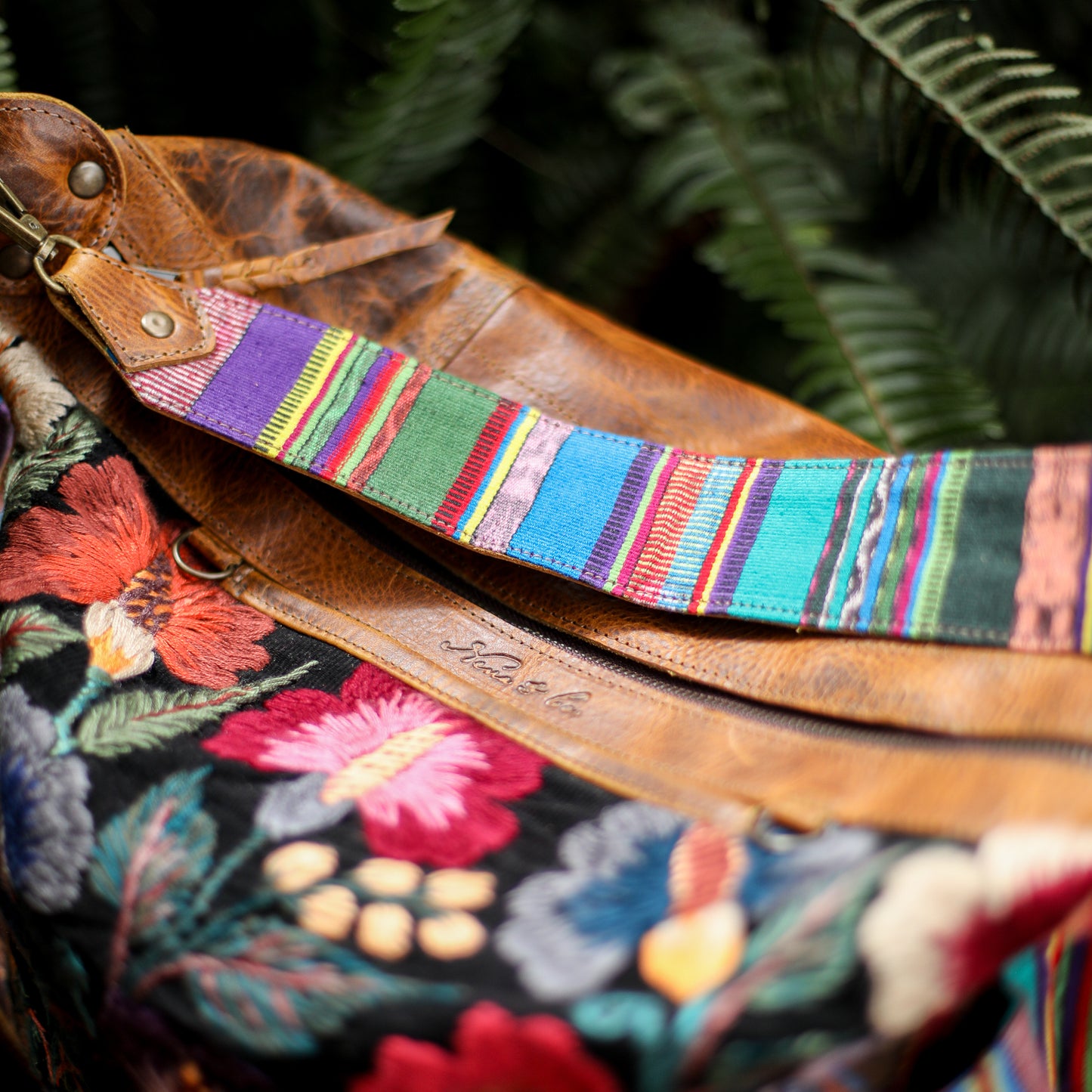 BEATRIZ CDB + DIAMANTE STRAP - H&S FLORAL - WRANGLER - NO. 200158
