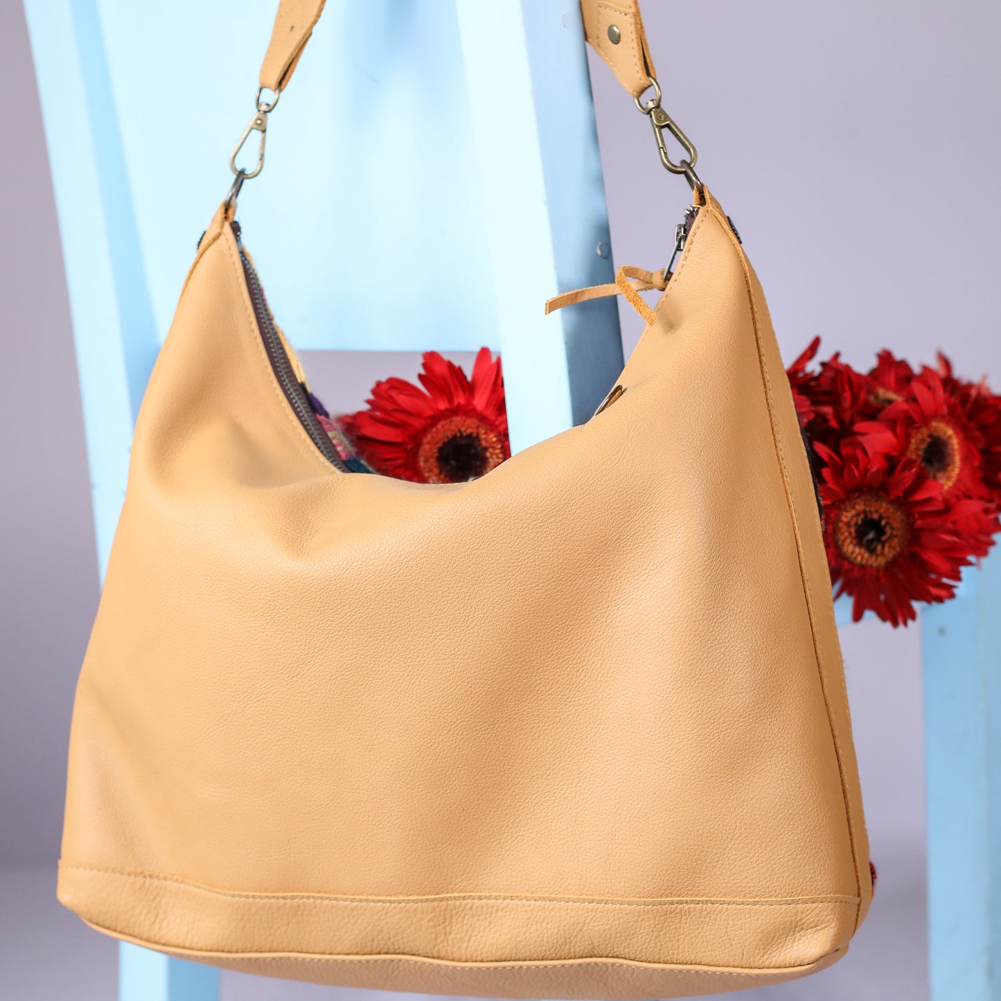 PENELOPE BAG - H&S EMBROIDERED FLORAL - BARCELONA - NO. 200574