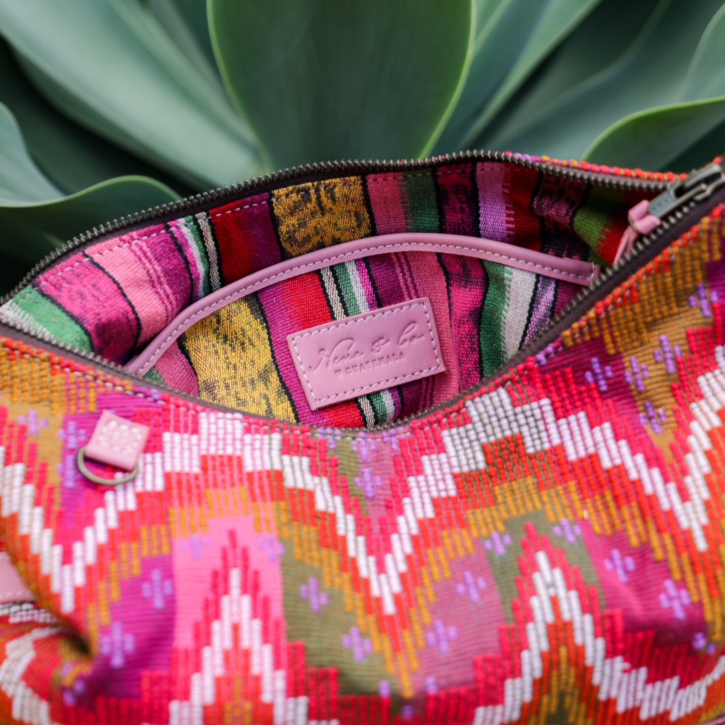 SMALL PENELOPE BAG - H&S MOONS - FLAMINGO - NO. 19376