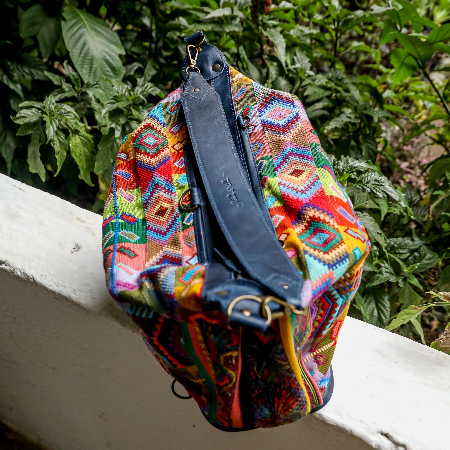 BEATRIZ CDB + DIAMANTE STRAP - H&S WHEAT - NAVY - NO. 19553