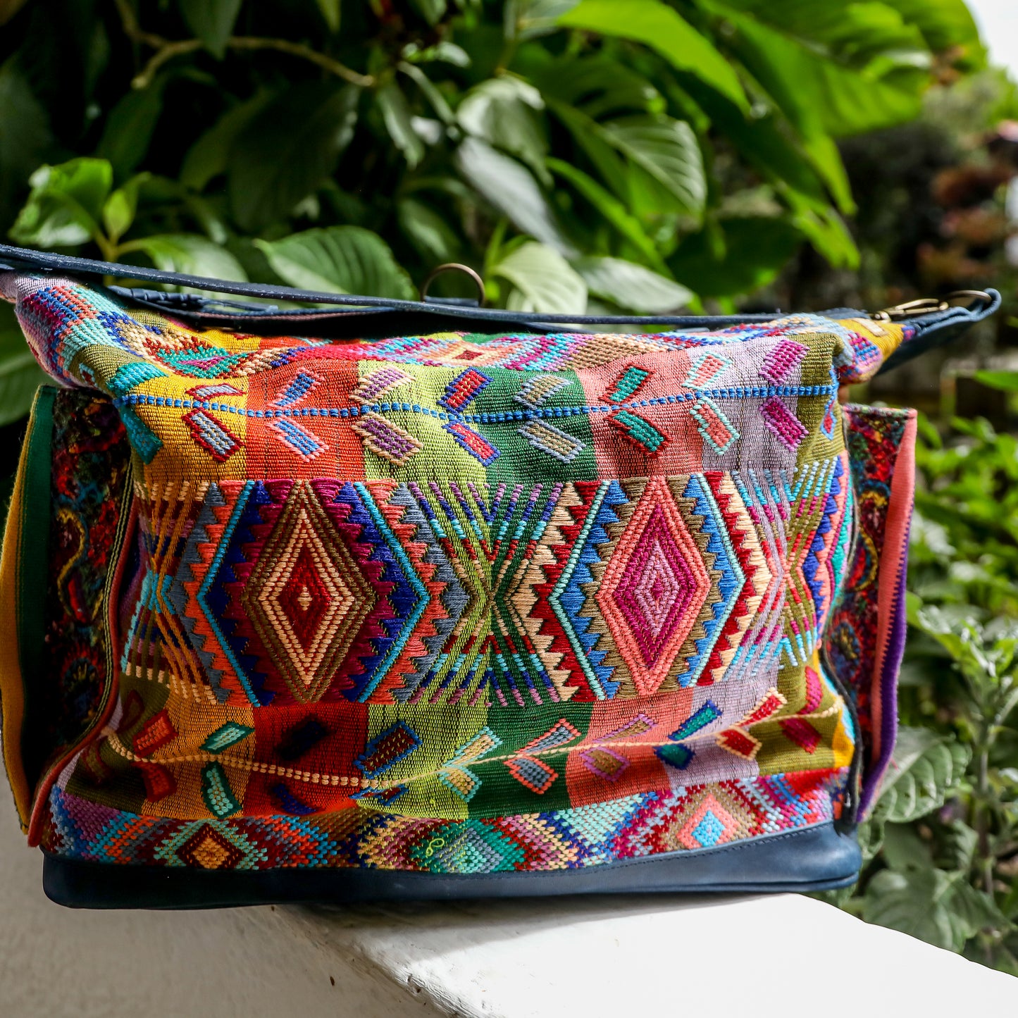 BEATRIZ CDB + DIAMANTE STRAP - H&S WHEAT - NAVY - NO. 19553