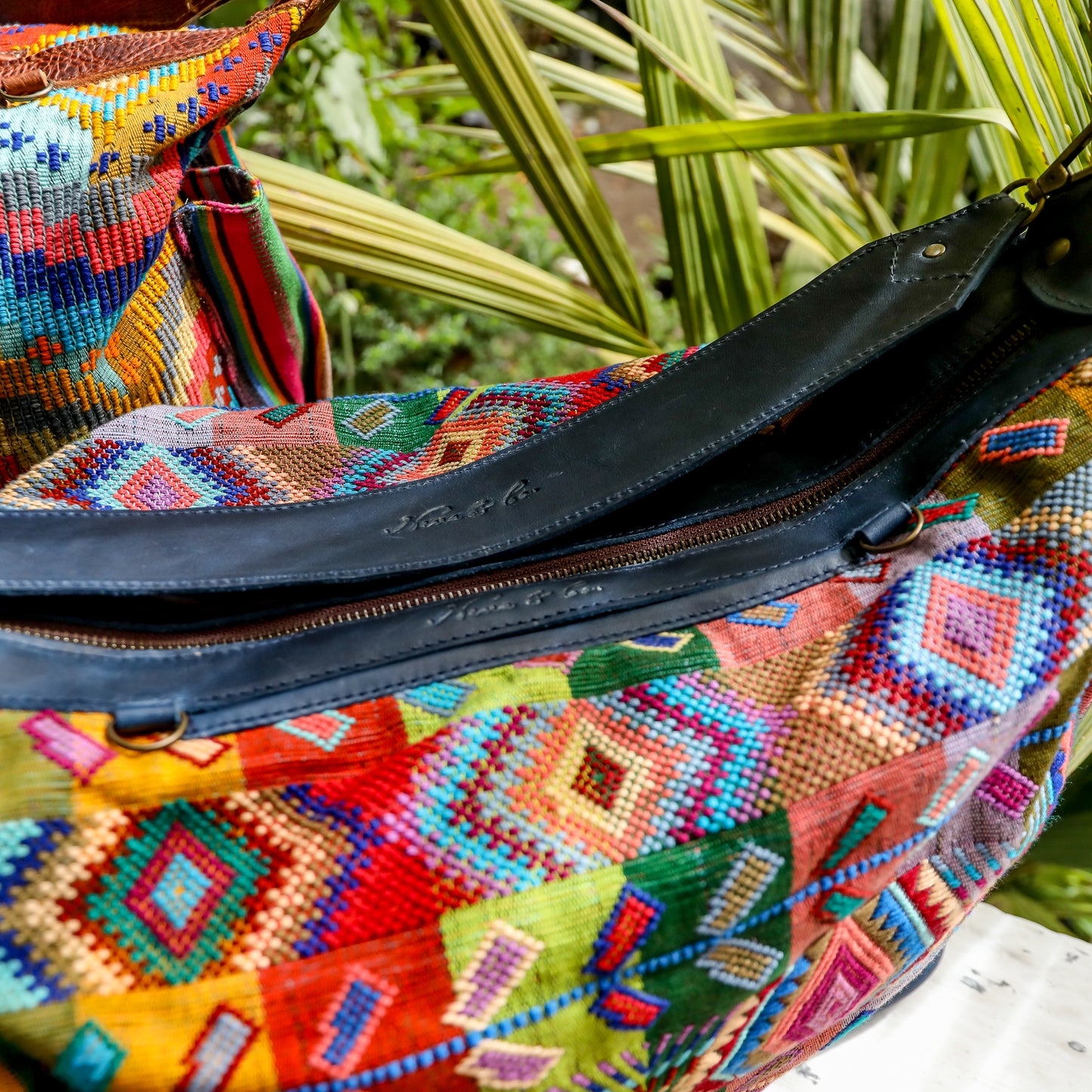 BEATRIZ CDB + DIAMANTE STRAP - H&S WHEAT - NAVY - NO. 19553