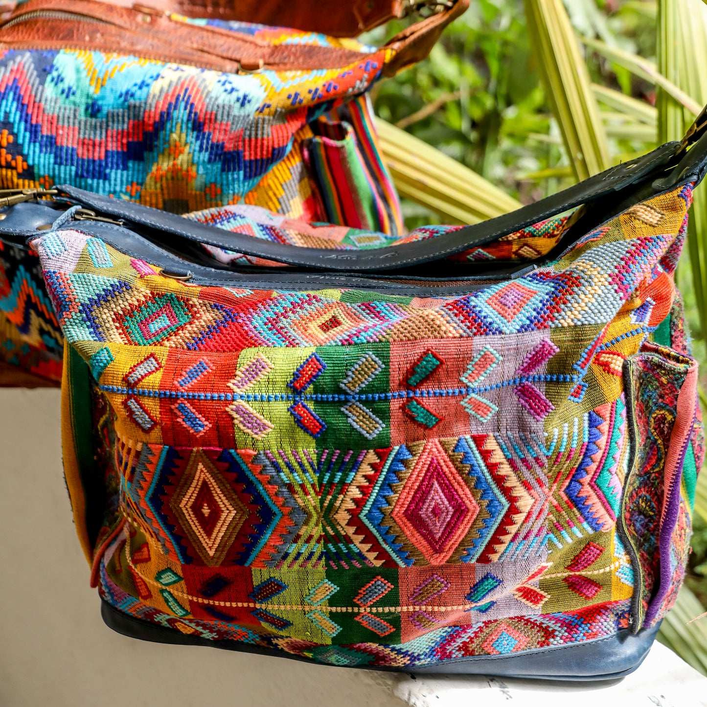 BEATRIZ CDB + DIAMANTE STRAP - H&S WHEAT - NAVY - NO. 19553