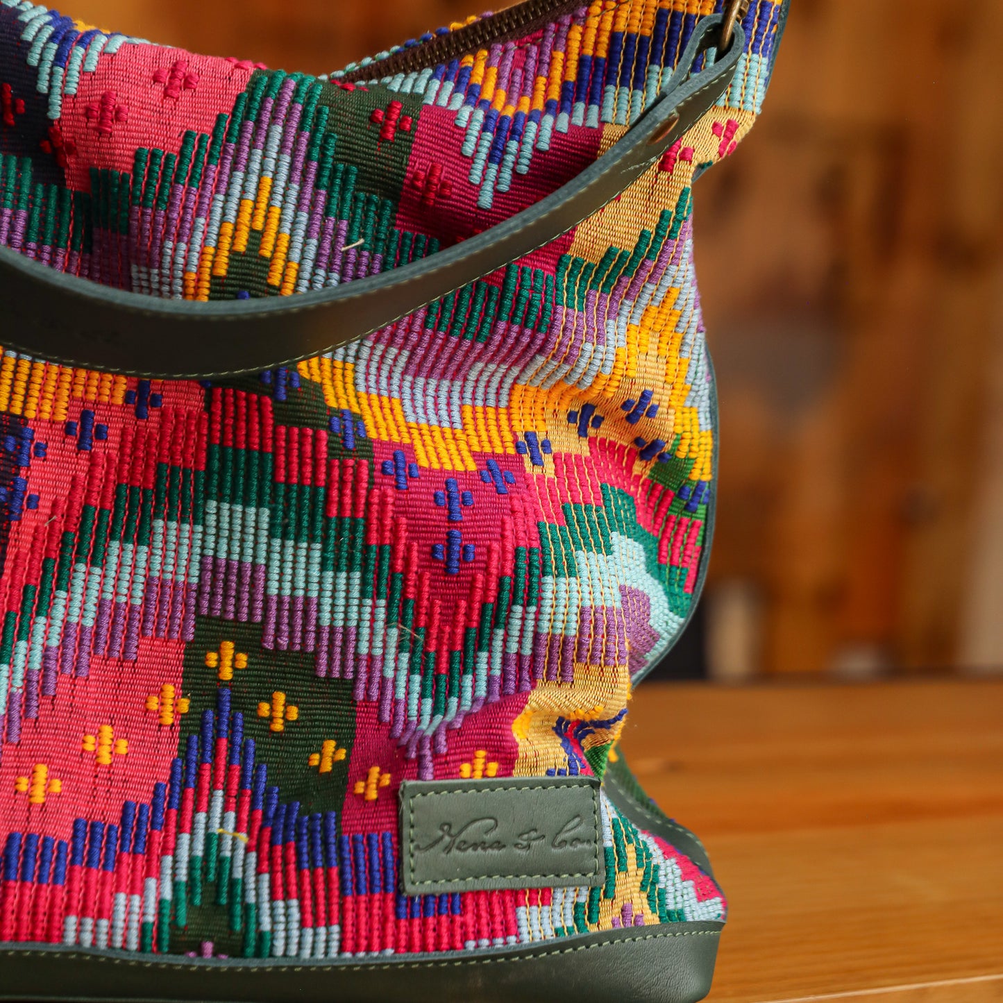 **SHIP WINDOW** PENELOPE BAG - H&S MOONS - EVERGLADE - NO. 201596