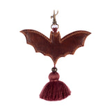 BAT CHARM WITH TASSEL - HONEY