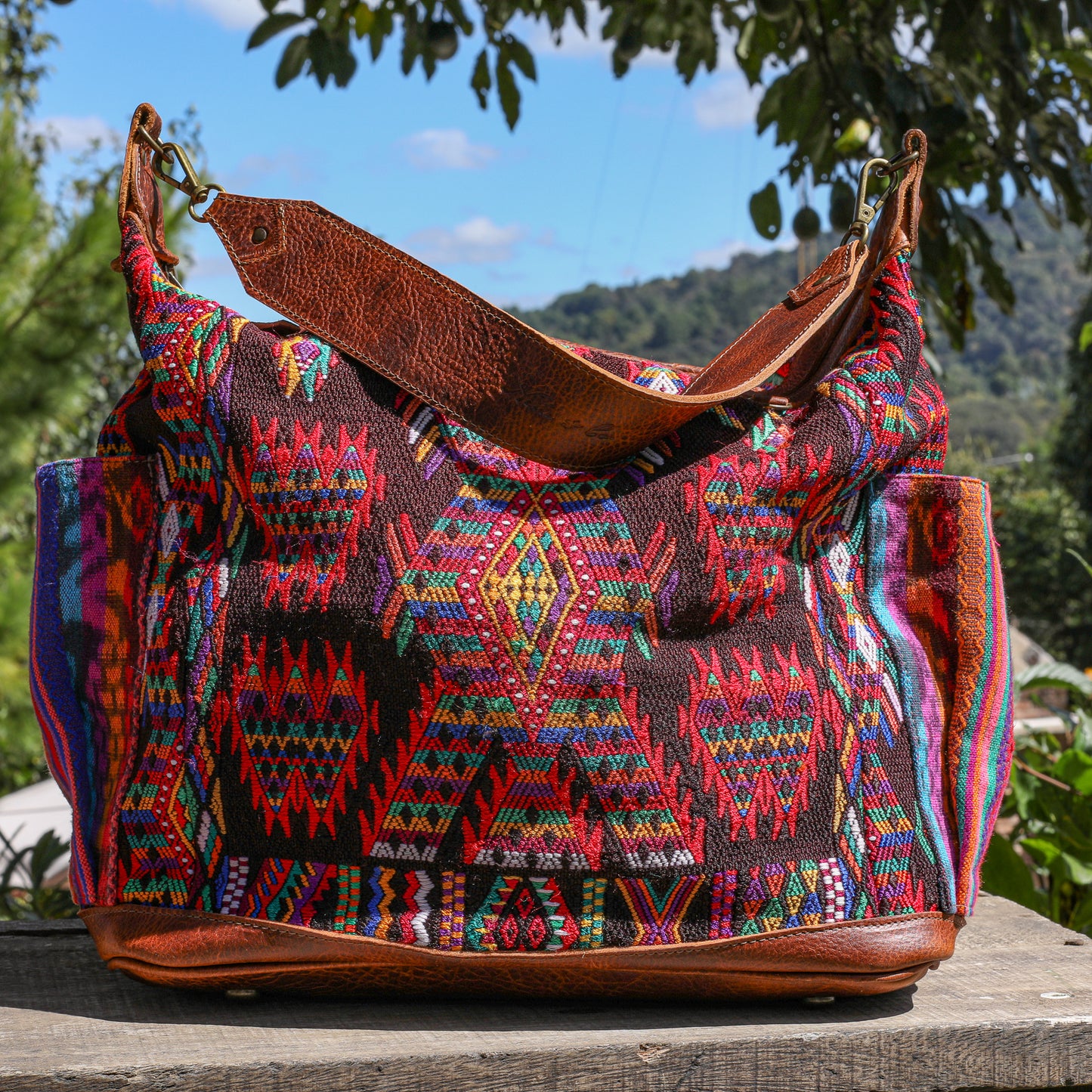 BEATRIZ CDB + DIAMANTE STRAP - OOAK HUIPIL - HONEY - NO. 19577