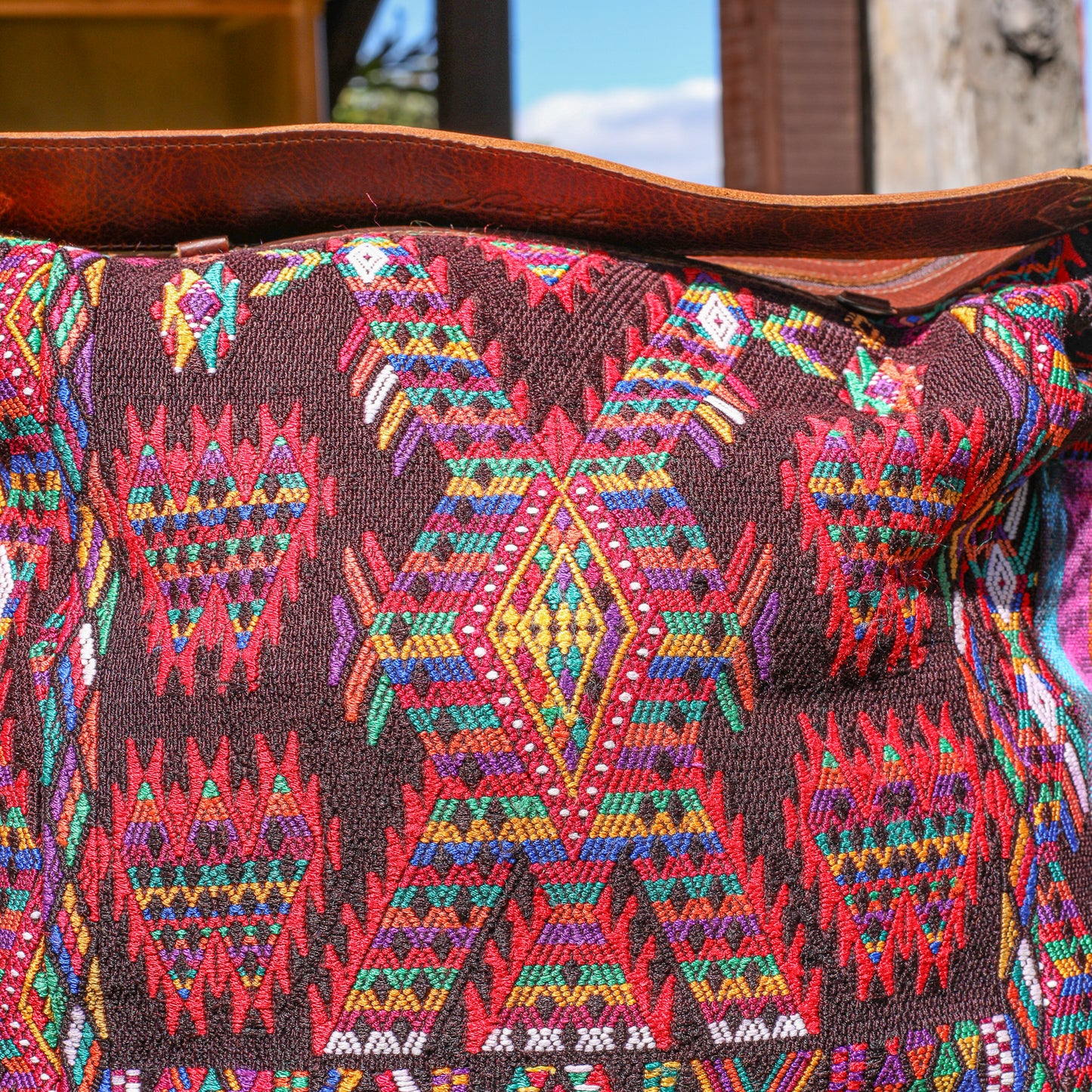 BEATRIZ CDB + DIAMANTE STRAP - OOAK HUIPIL - HONEY - NO. 19577