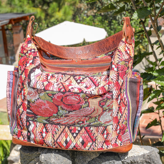 BEATRIZ CDB + DIAMANTE STRAP - OOAK HUIPIL - HONEY - NO. 19576