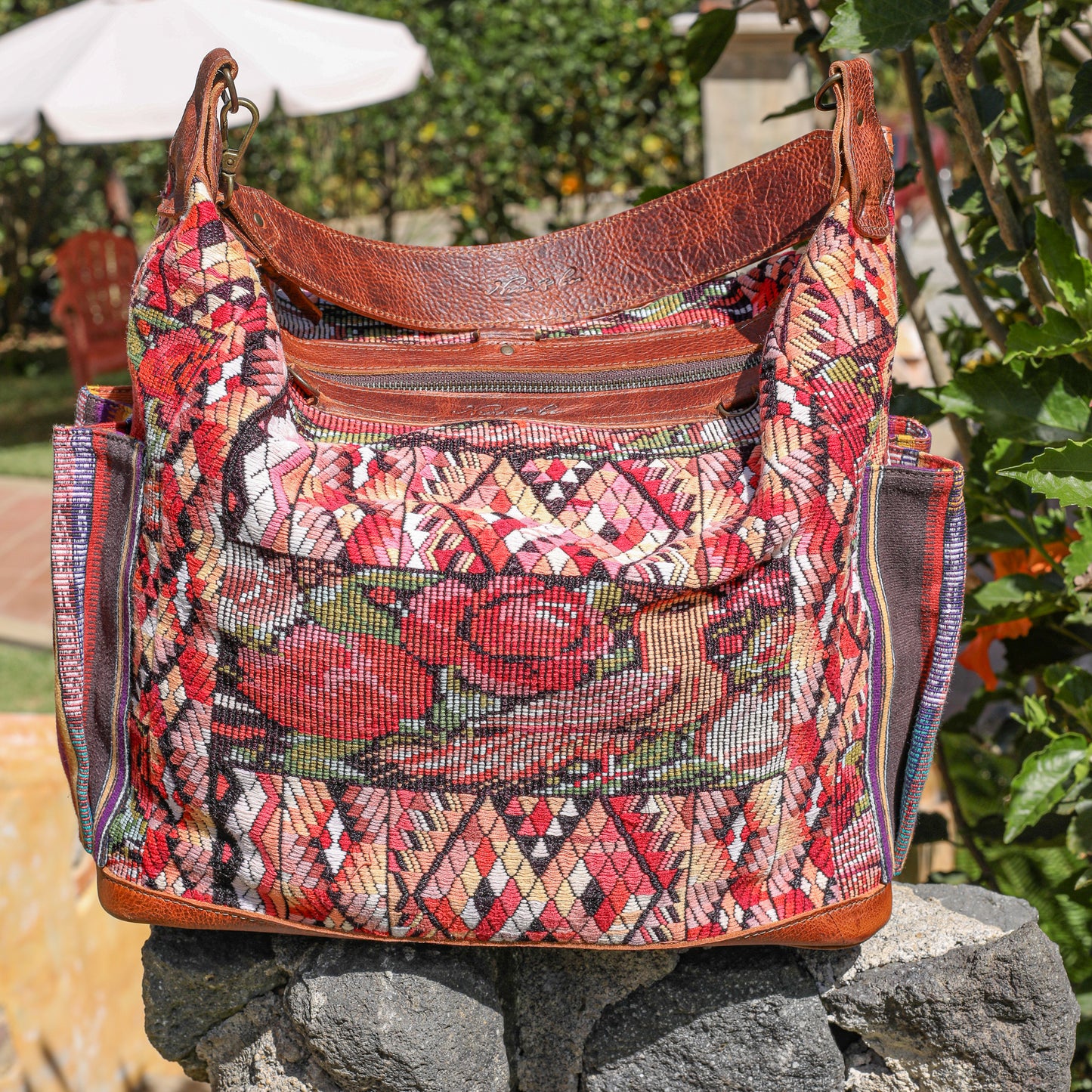 BEATRIZ CDB + DIAMANTE STRAP - OOAK HUIPIL - HONEY - NO. 19576