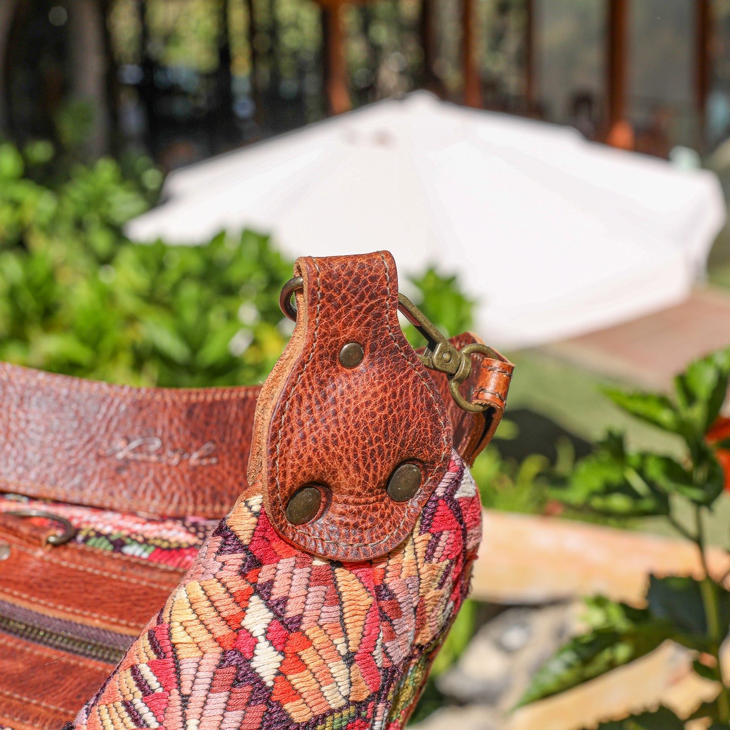 BEATRIZ CDB + DIAMANTE STRAP - OOAK HUIPIL - HONEY - NO. 19576