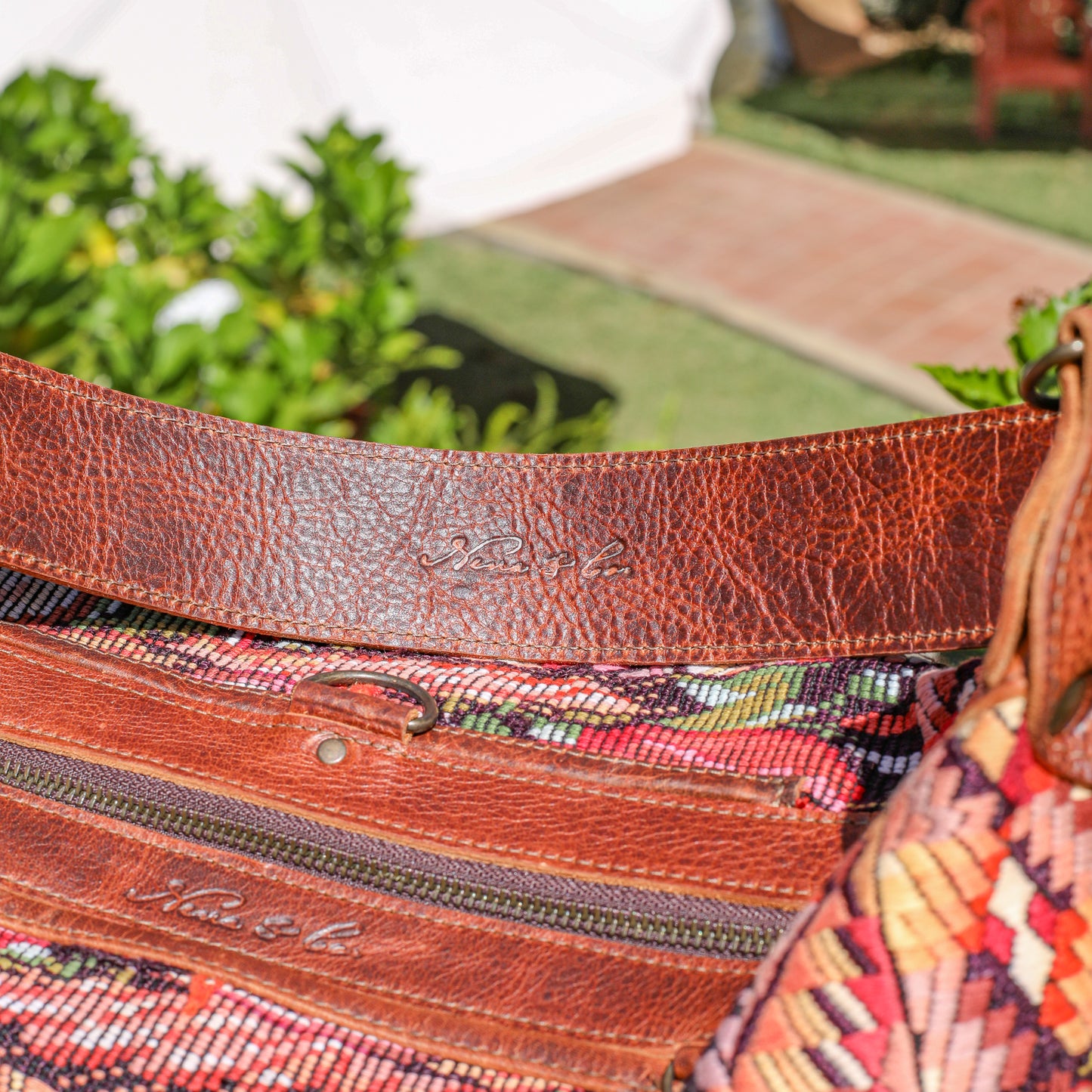 BEATRIZ CDB + DIAMANTE STRAP - OOAK HUIPIL - HONEY - NO. 19576