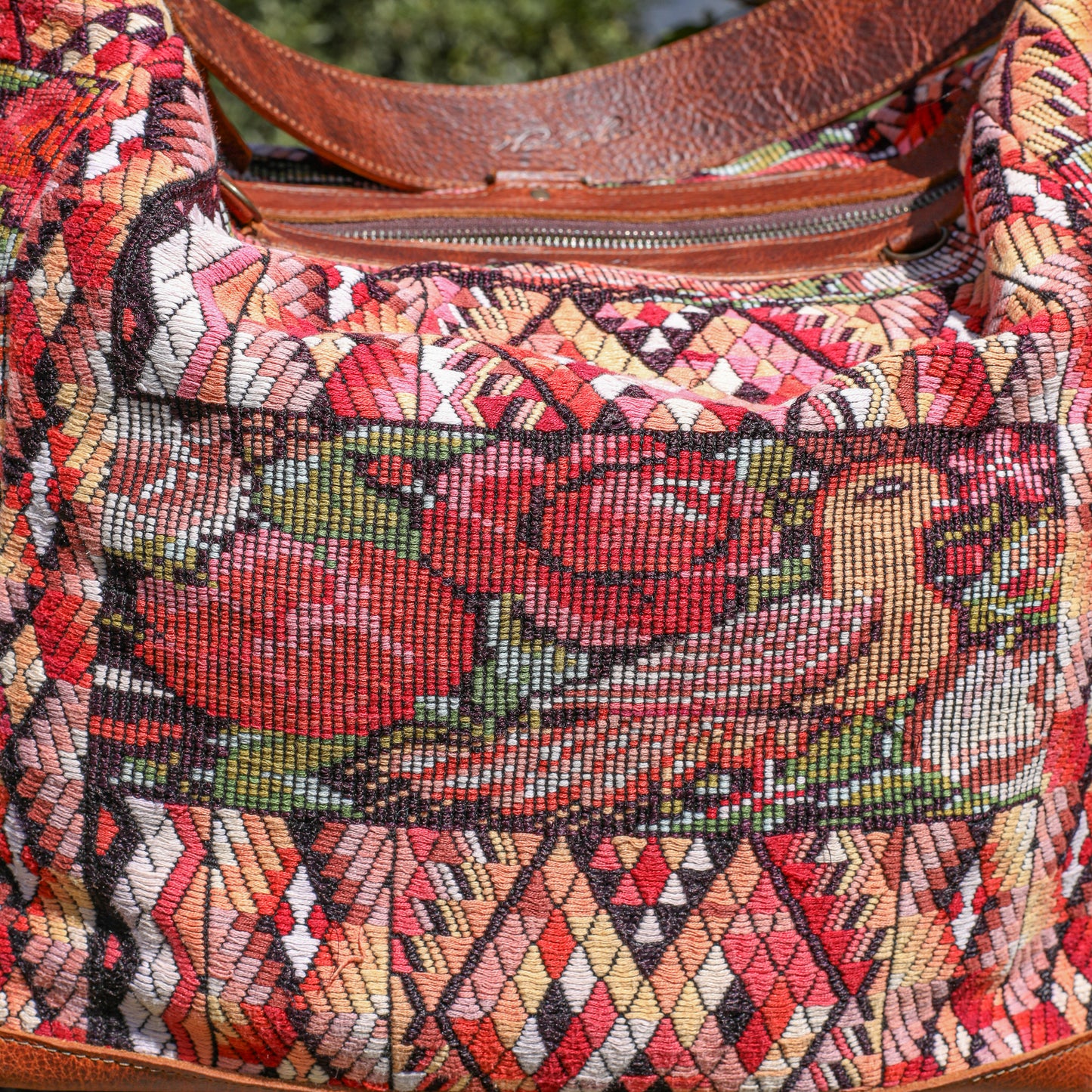 BEATRIZ CDB + DIAMANTE STRAP - OOAK HUIPIL - HONEY - NO. 19576