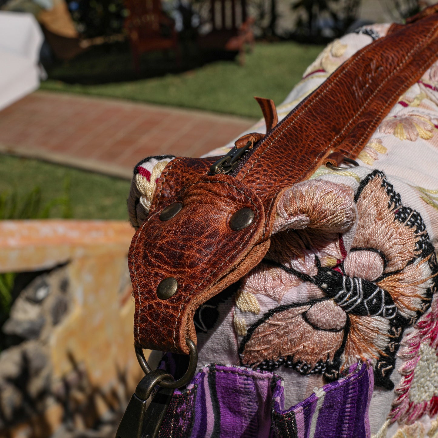BEATRIZ MCDB + DIAMANTE STRAP - OOAK HUIPIL - HONEY - 19595