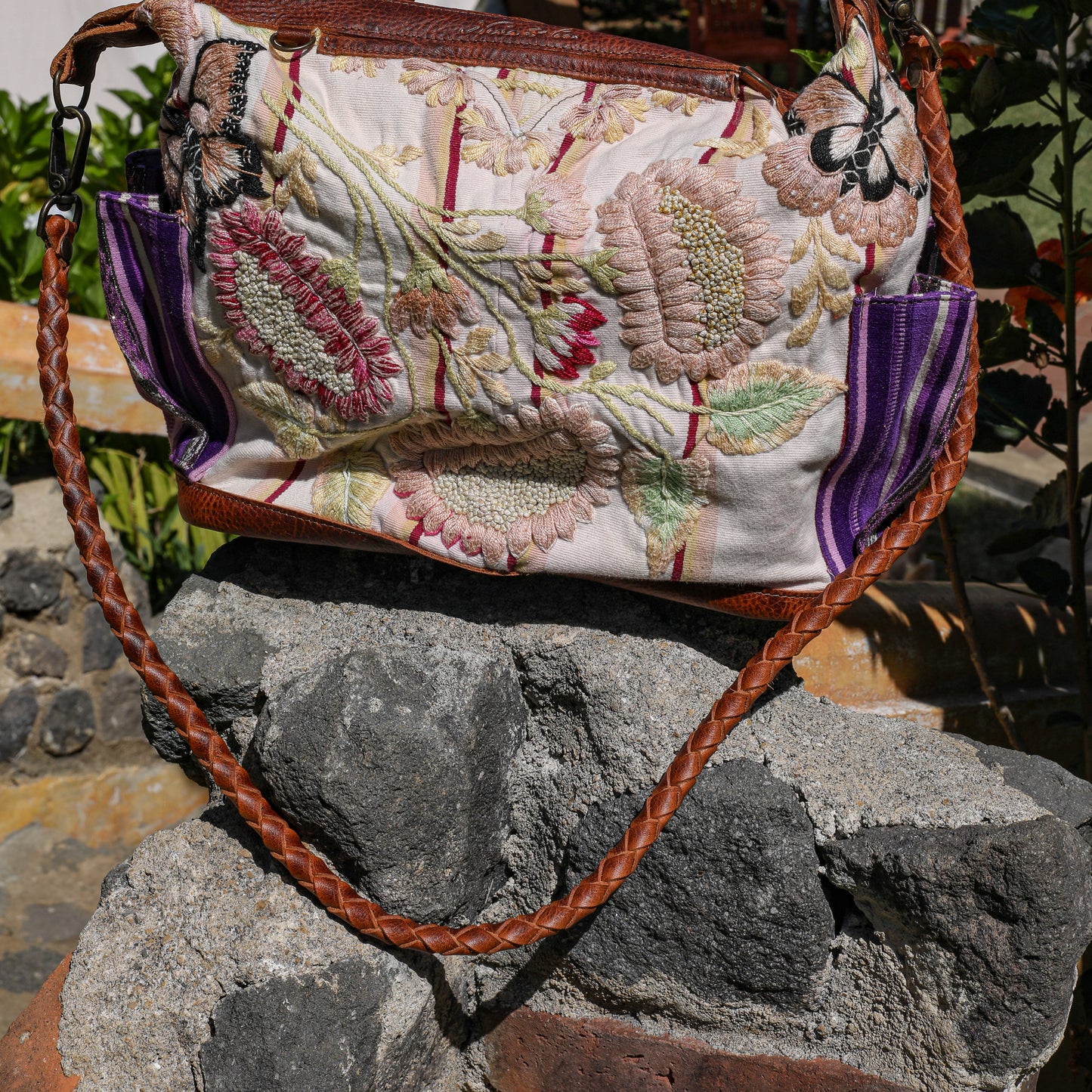 BEATRIZ MCDB + DIAMANTE STRAP - OOAK HUIPIL - HONEY - 19595