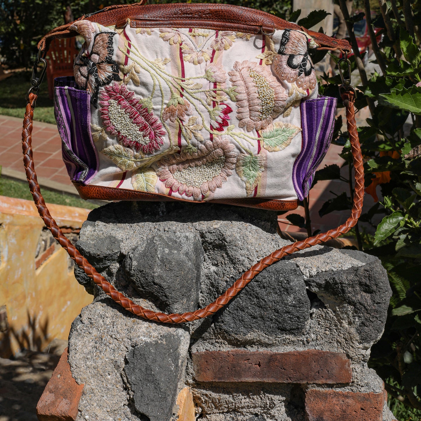 BEATRIZ MCDB + DIAMANTE STRAP - OOAK HUIPIL - HONEY - 19595