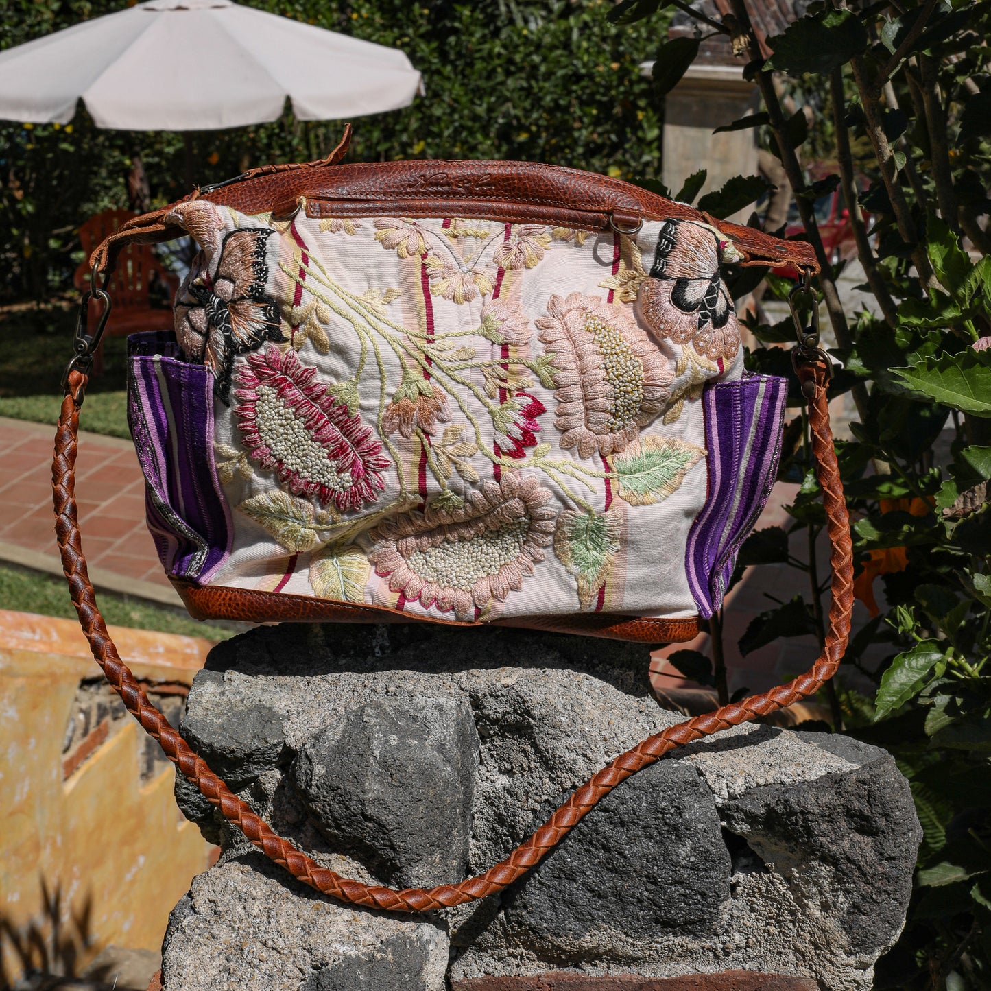 BEATRIZ MCDB + DIAMANTE STRAP - OOAK HUIPIL - HONEY - 19595