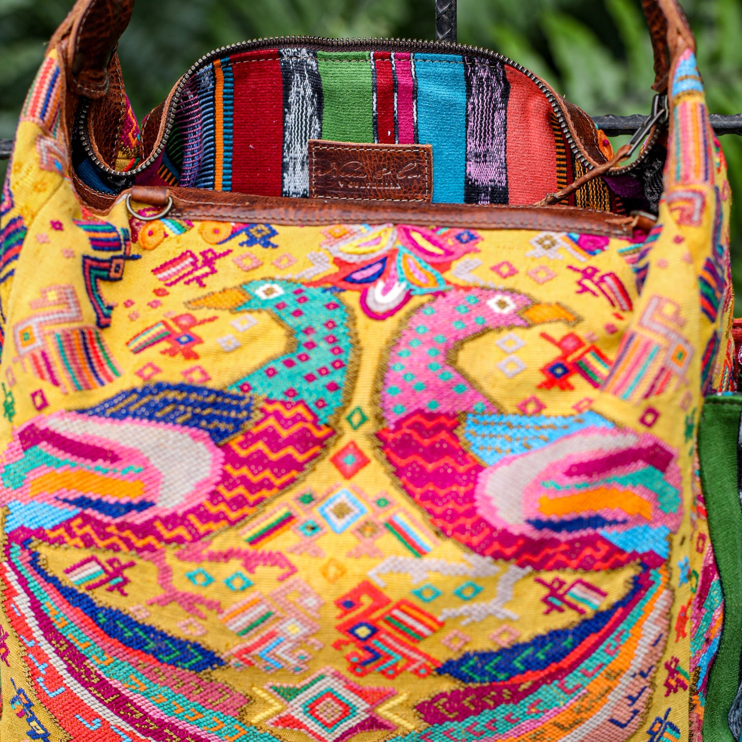 BEATRIZ CDB + DIAMANTE STRAP - OOAK HUIPIL - HONEY - NO. 18892