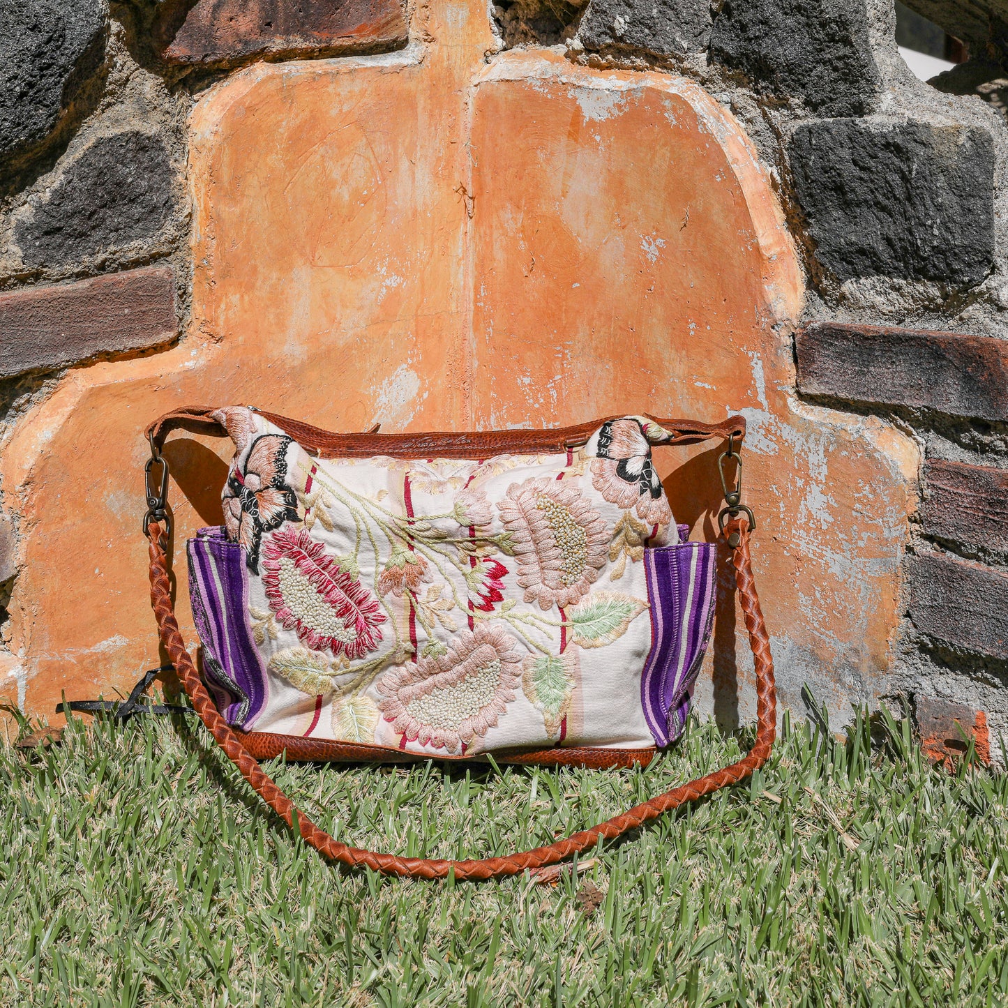 BEATRIZ MCDB + DIAMANTE STRAP - OOAK HUIPIL - HONEY - 19595