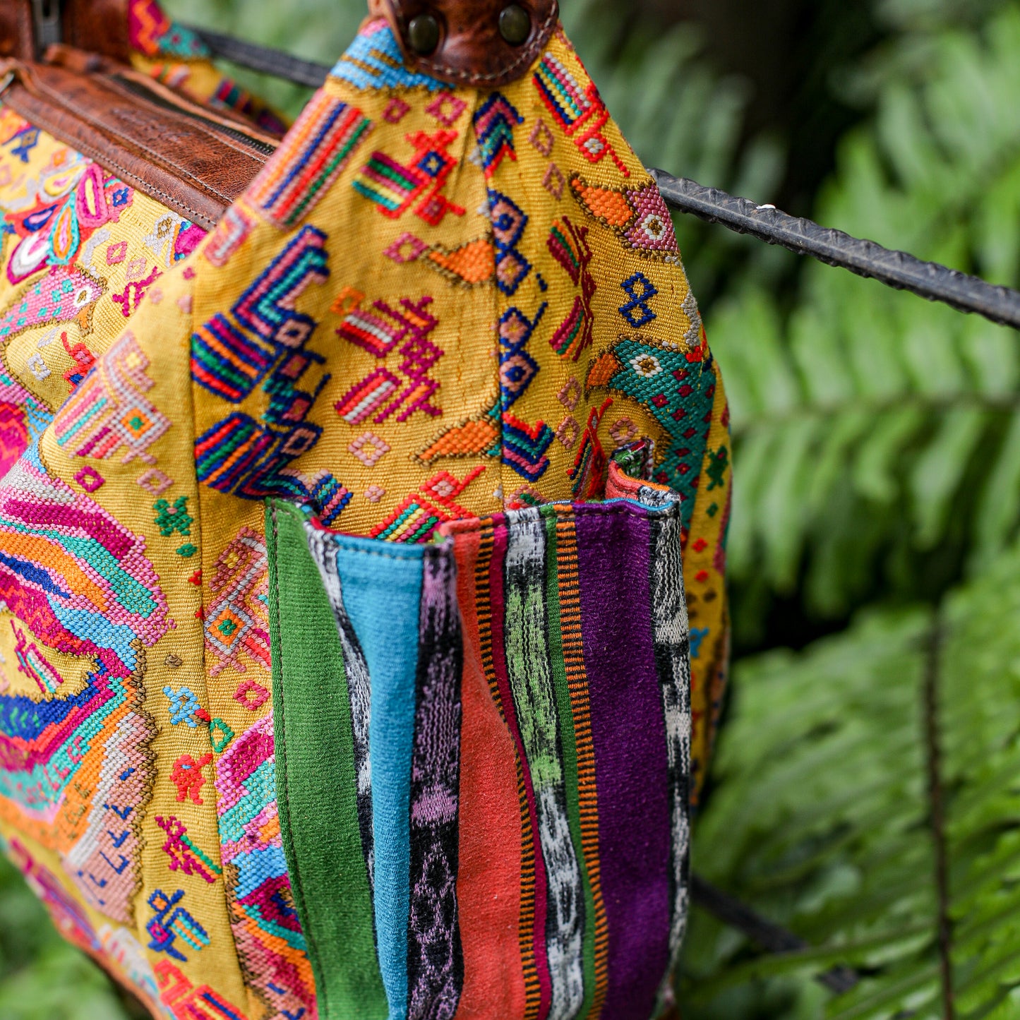 BEATRIZ CDB + DIAMANTE STRAP - OOAK HUIPIL - HONEY - NO. 18892