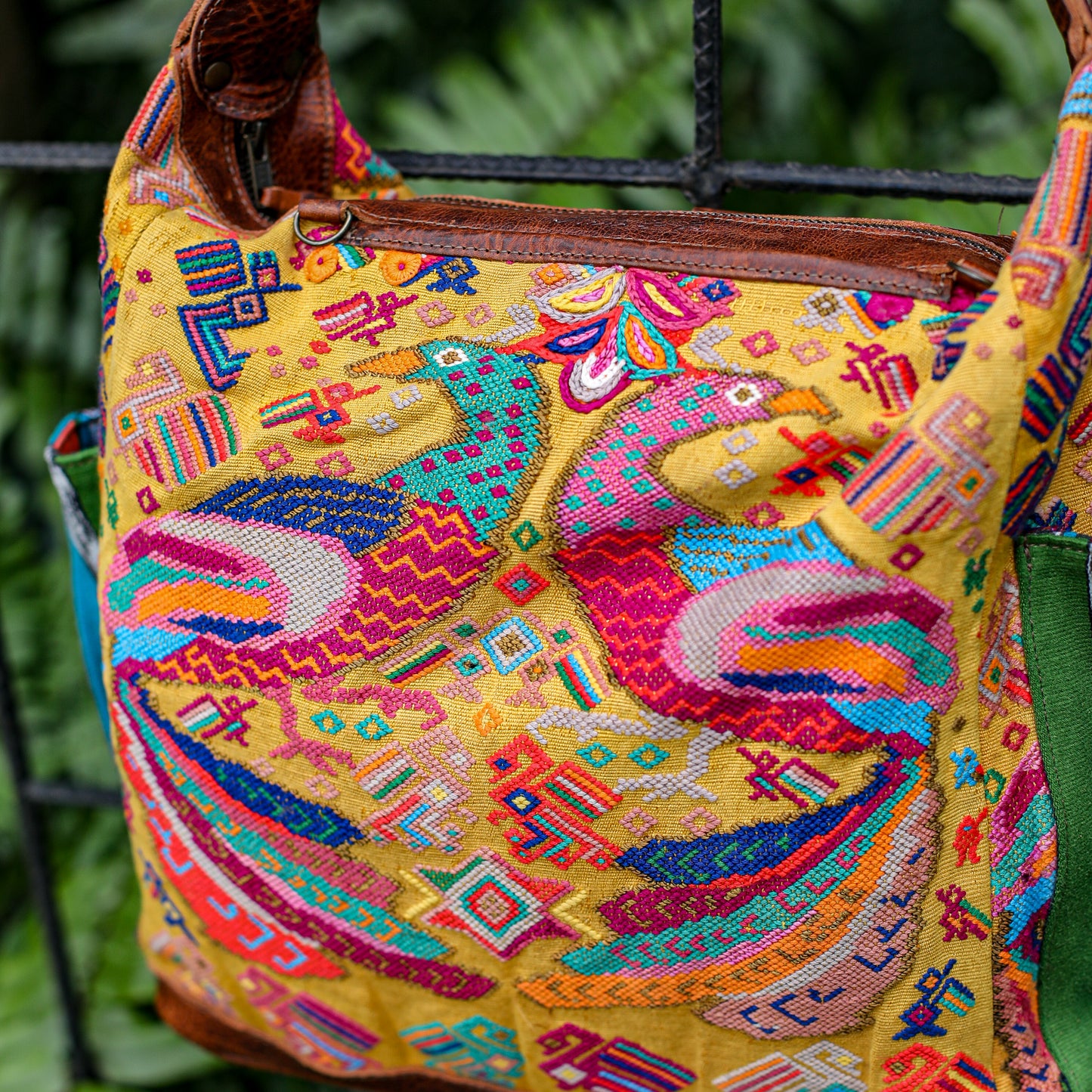 BEATRIZ CDB + DIAMANTE STRAP - OOAK HUIPIL - HONEY - NO. 18892