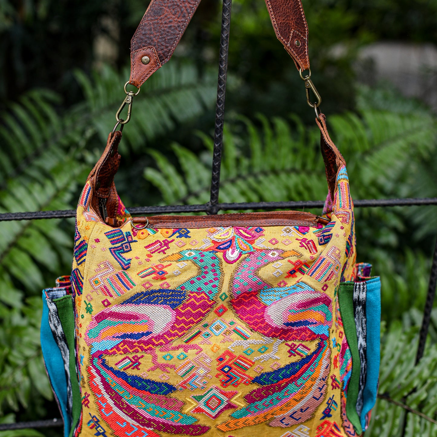 BEATRIZ CDB + DIAMANTE STRAP - OOAK HUIPIL - HONEY - NO. 18892