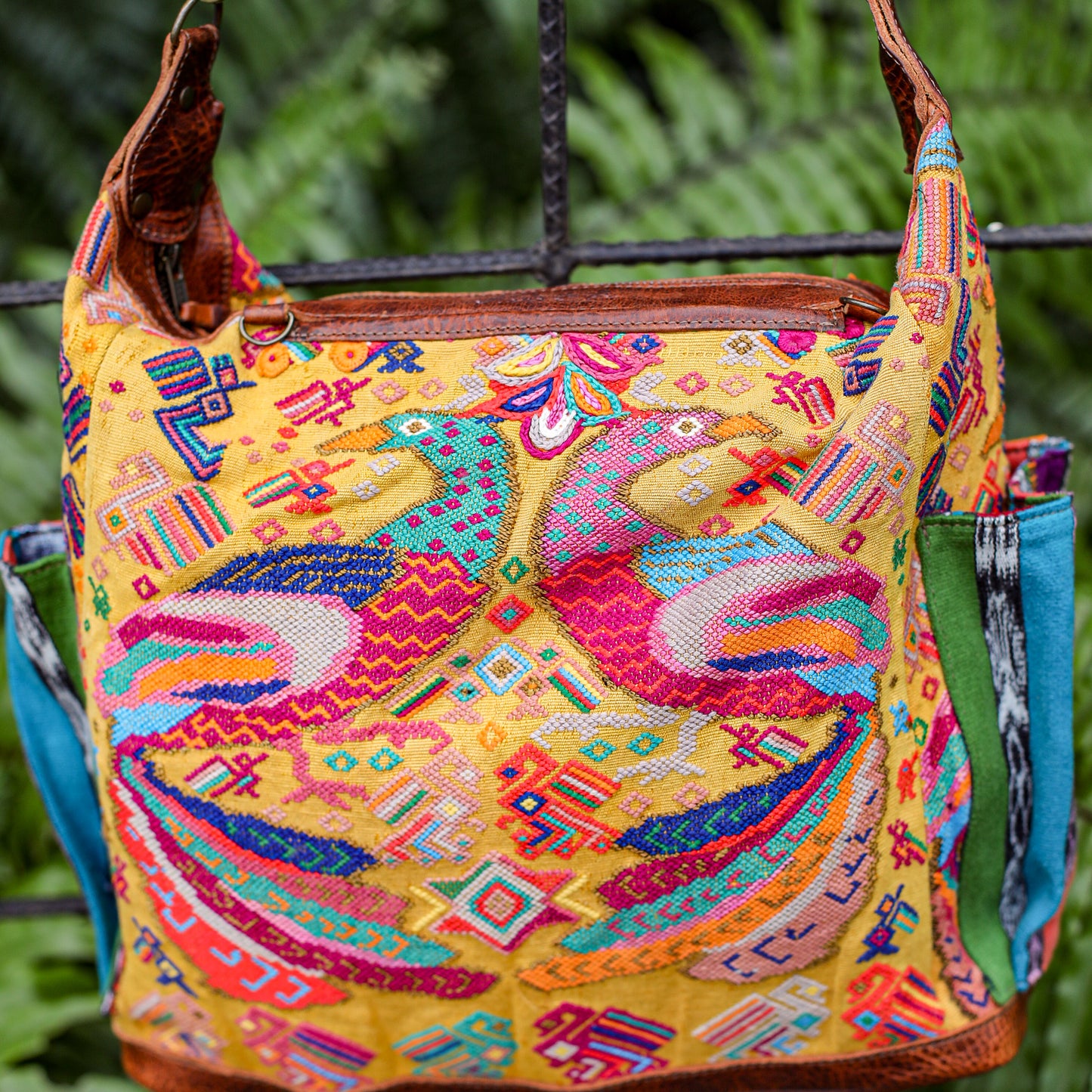 BEATRIZ CDB + DIAMANTE STRAP - OOAK HUIPIL - HONEY - NO. 18892