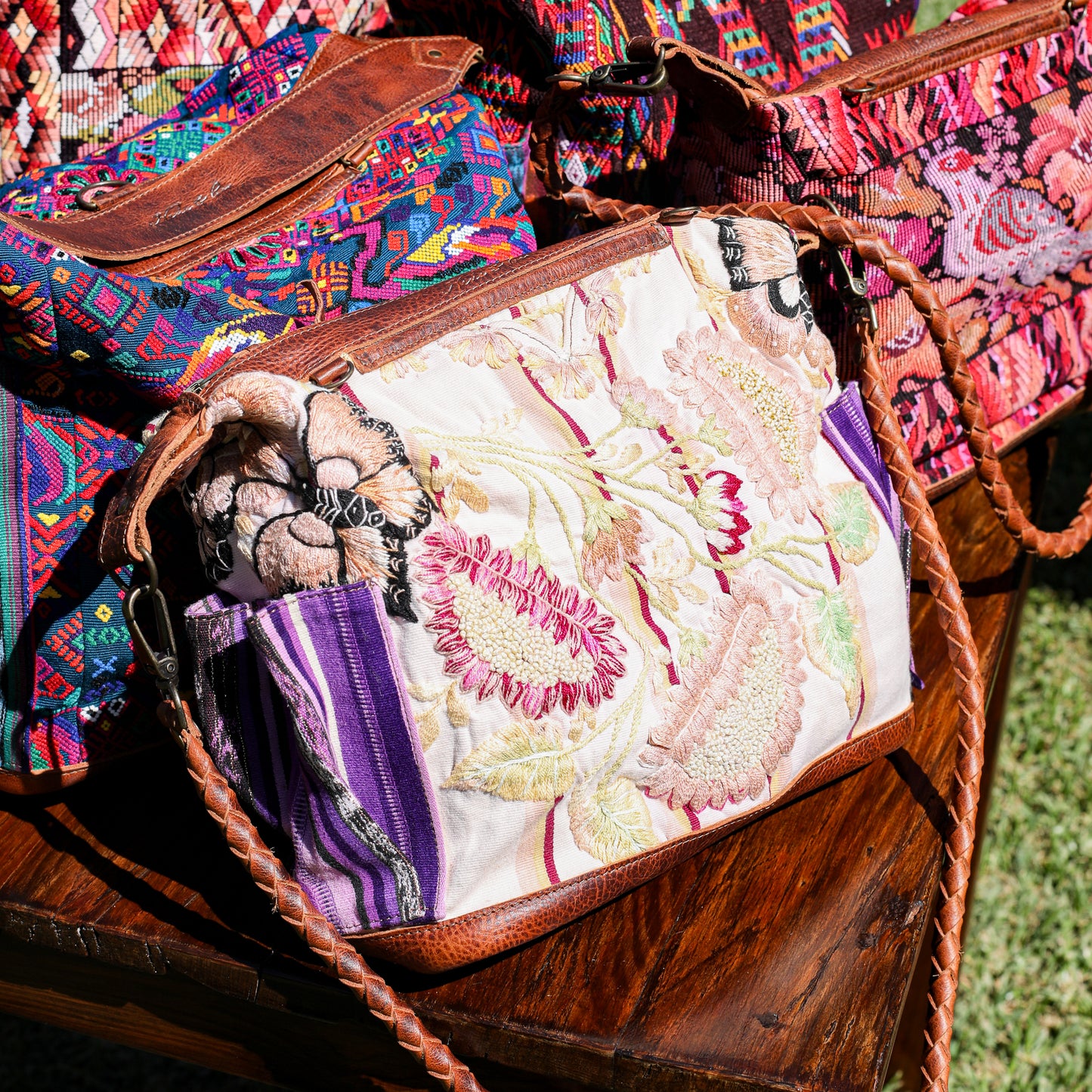 BEATRIZ MCDB + DIAMANTE STRAP - OOAK HUIPIL - HONEY - 19595