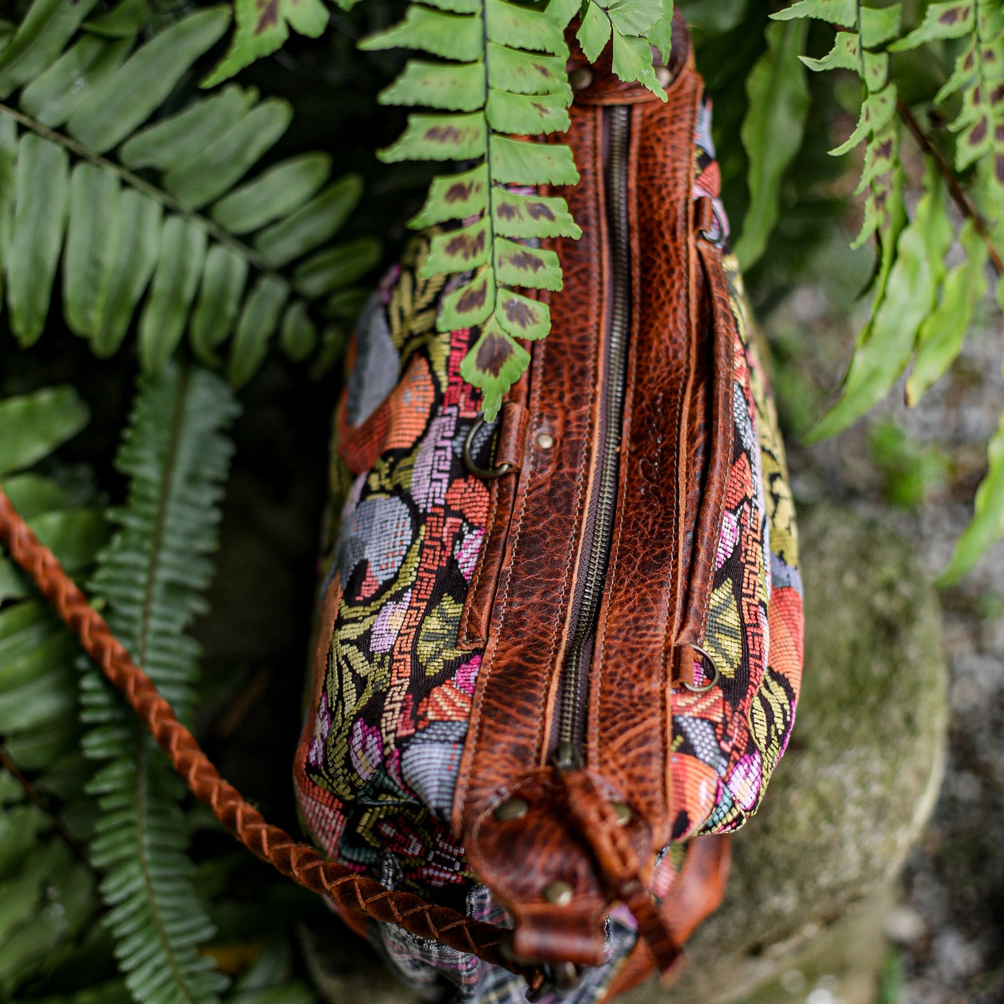 BEATRIZ MCDB + DIAMANTE STRAP - OOAK HUIPIL - HONEY - 18884