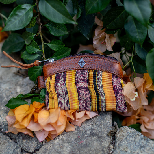 COIN PURSE - CORTE - HONEY - NO. 17608 **SHIP WINDOW**