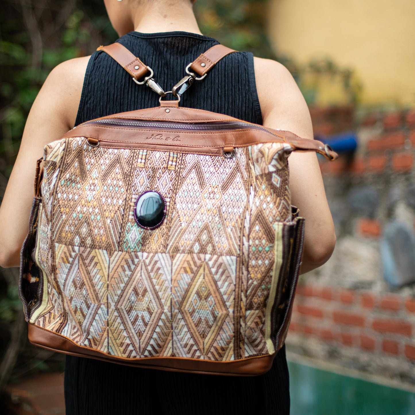 BEATRIZ CDB - JADE - OOAK HUIPIL - CAFE - NO. 18229